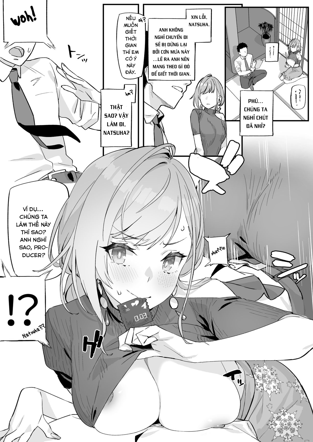 Đọc truyện hentai Katadashi Natsuha ga Ecccccchi (The Idolmaster) - Oneshot