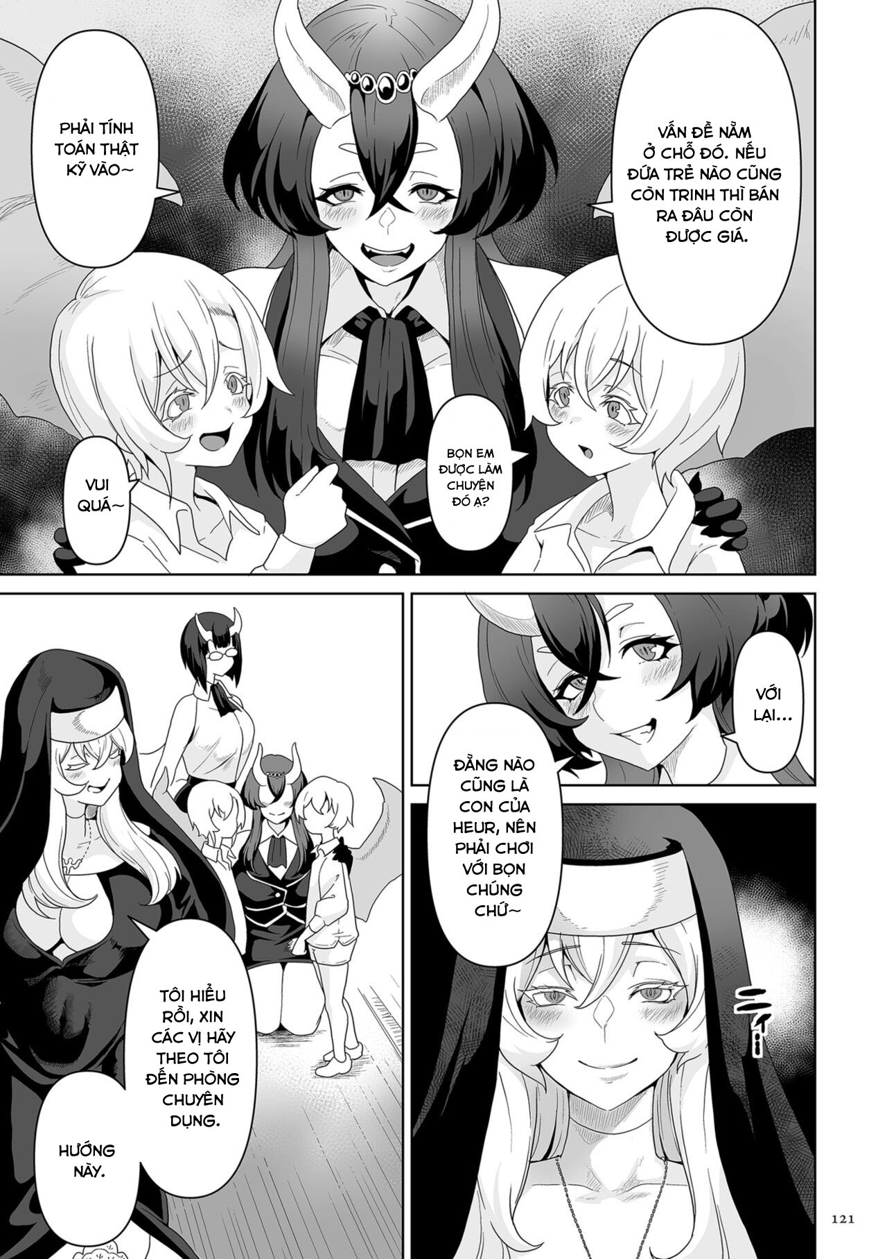 Đọc truyện hentai Vương quốc Succubus thèm bú - Chap 5