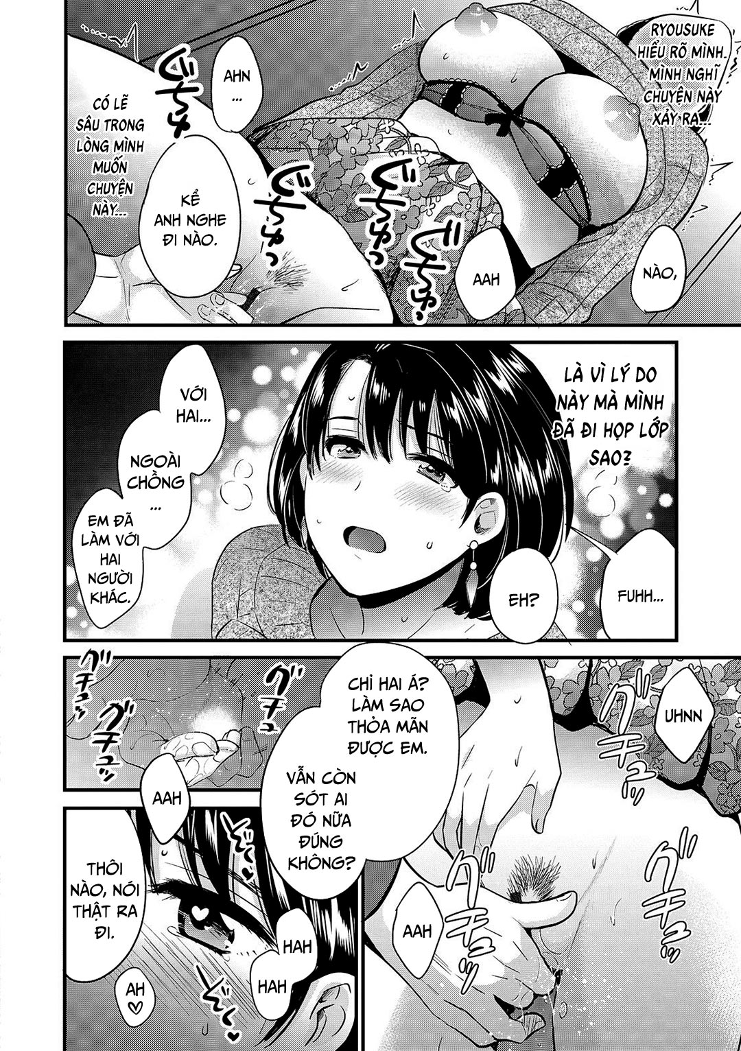 Đọc truyện hentai Hãy giữ bí mật với chồng tôi nha! - Chap 3