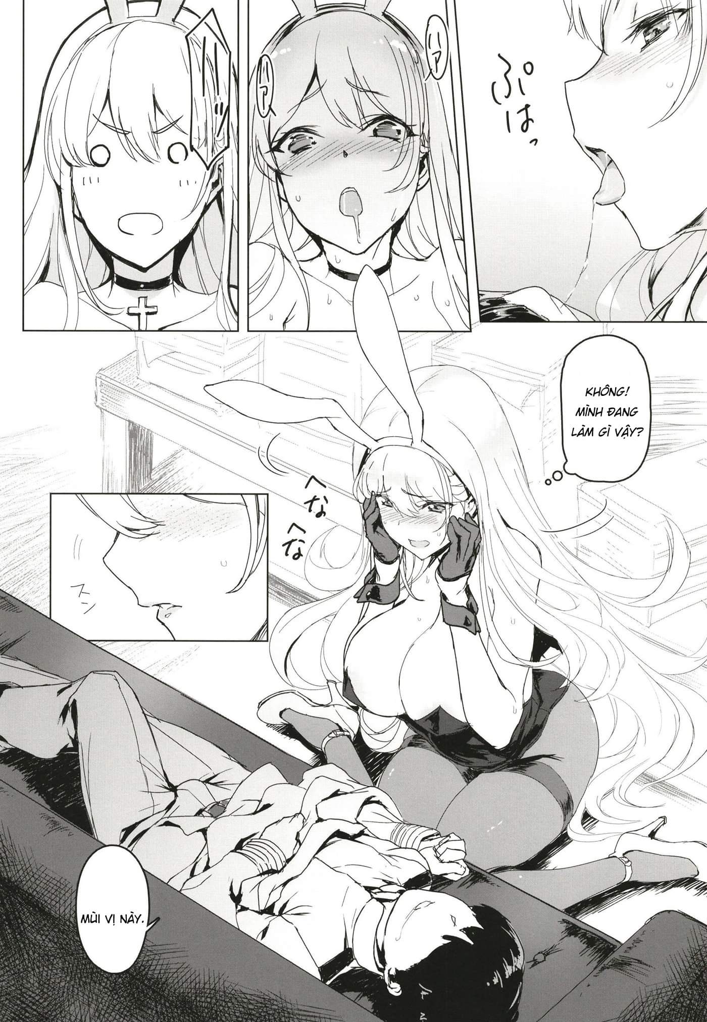Đọc truyện hentai Shota Shikikan wa Bunny Girl Hishokan no Yume o Miru (Azur Lane) - Oneshot