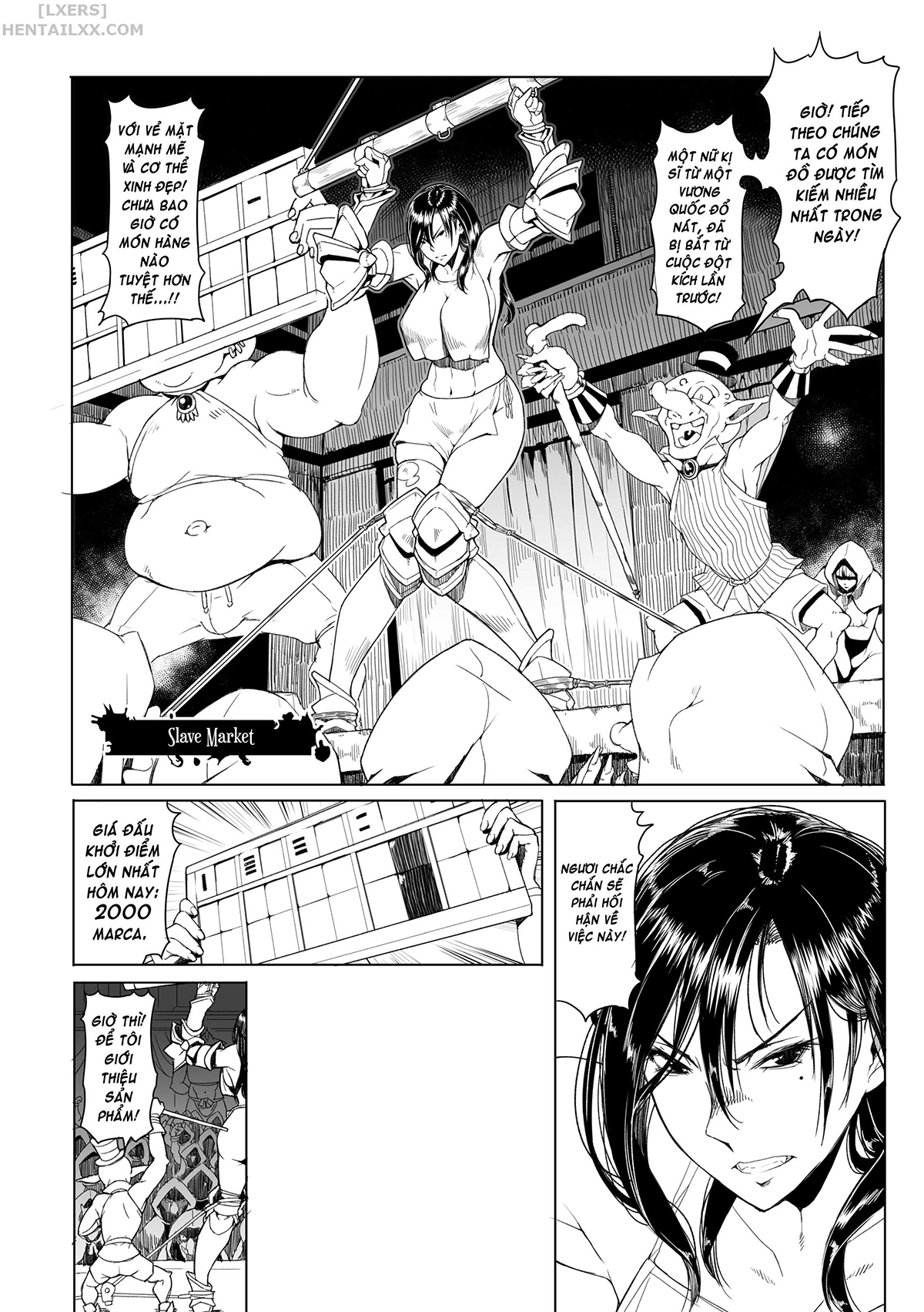 Đọc truyện hentai Maidens of Steel - Chap 6 - Slave Market