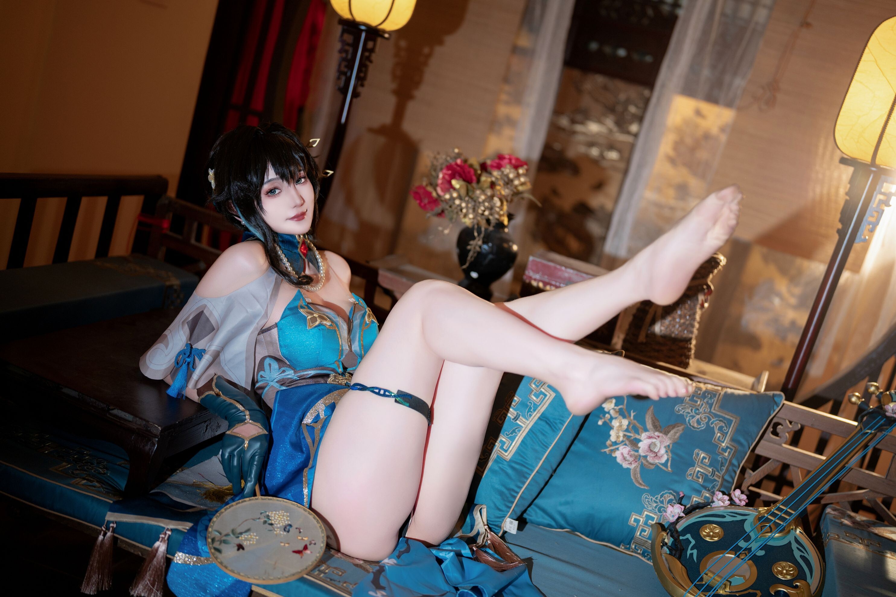 Đọc truyện hentai Tuyển tập Albums siêu phẩm Cosplay - Chap 1022 - Xinglan is Lanlan and calls her Lanmei - Collapse of the Star Sky Railway Ruan Mei