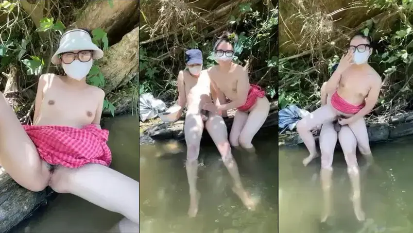 Đưa em ra bờ suối public chịch mà nước lạnh quá chim anh không cứng lên được - Sex Việt Nam