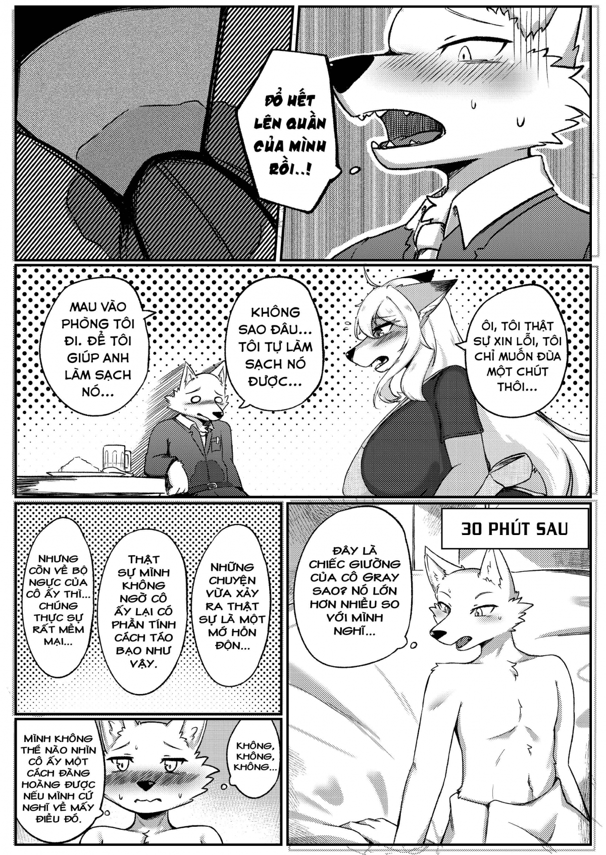 Đọc truyện hentai Nhà hàng Gray Wolf: Thực đơn đặc biệt - Oneshot