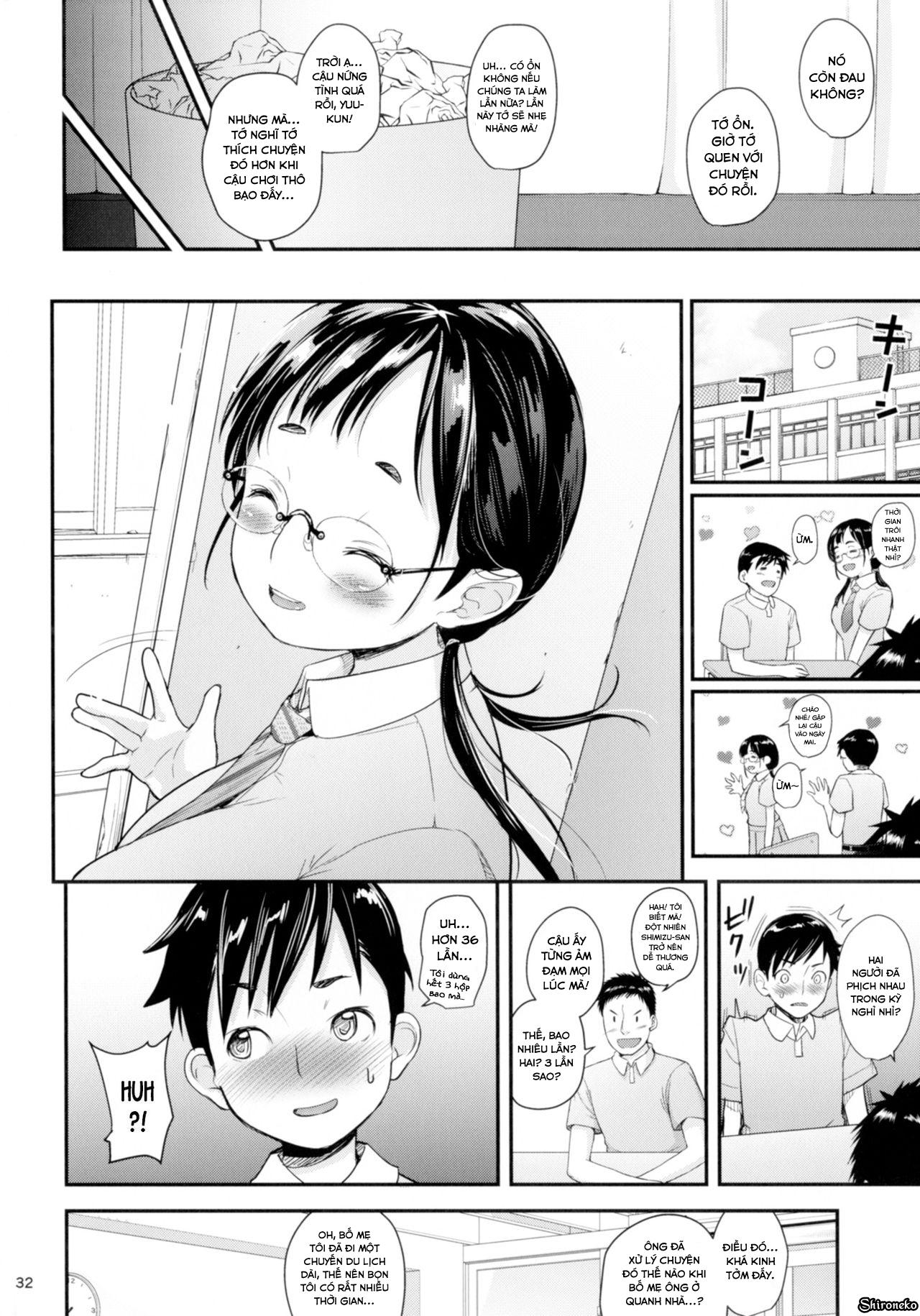 Đọc truyện hentai Jimiko to Ichinichijuu Sex - Chap 1