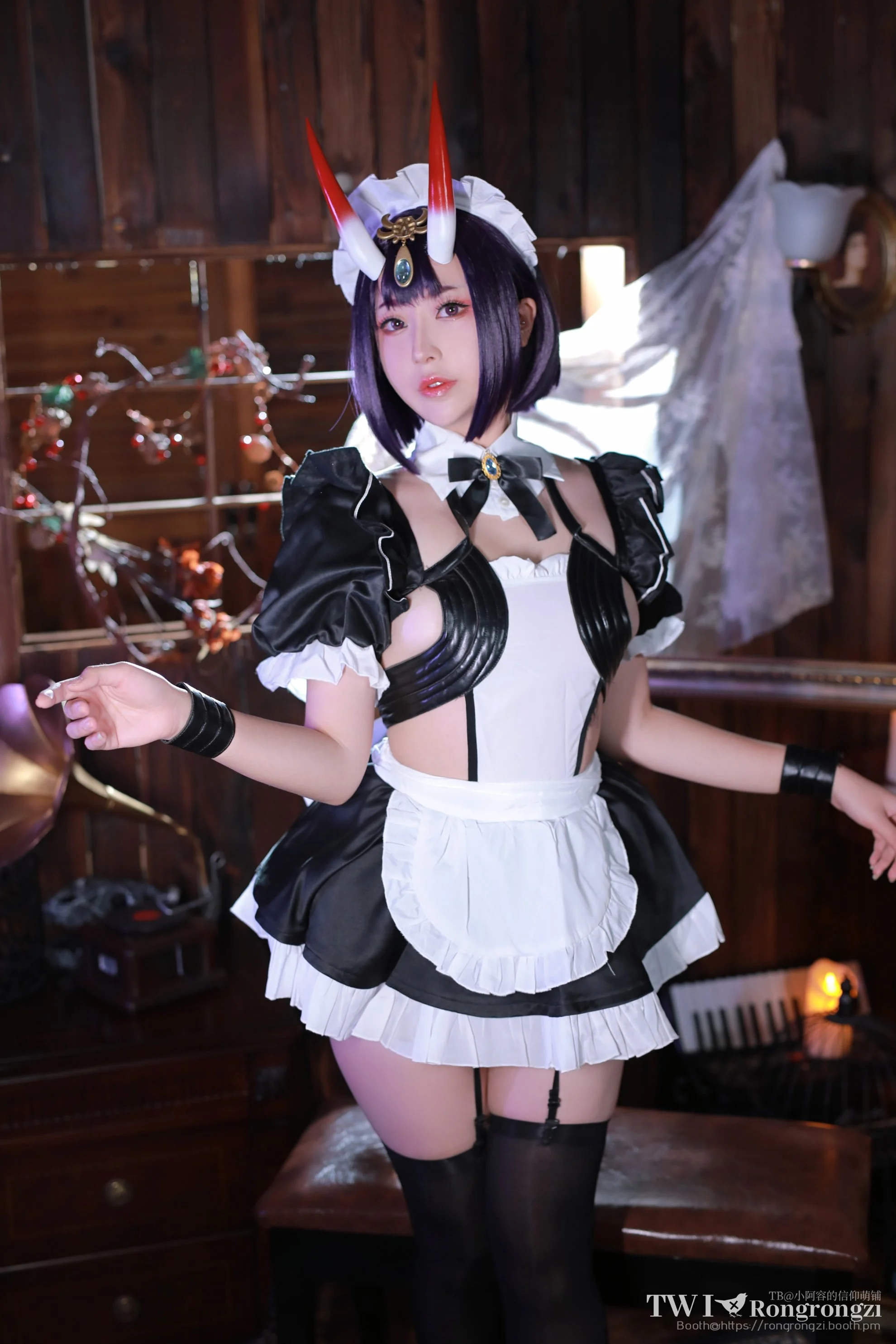 Đọc truyện hentai Tuyển tập Albums siêu phẩm Cosplay - Chap 897 - [Xiao Rongzi Gugugu] Shuten Doushi Maid (Fate Grand Order)