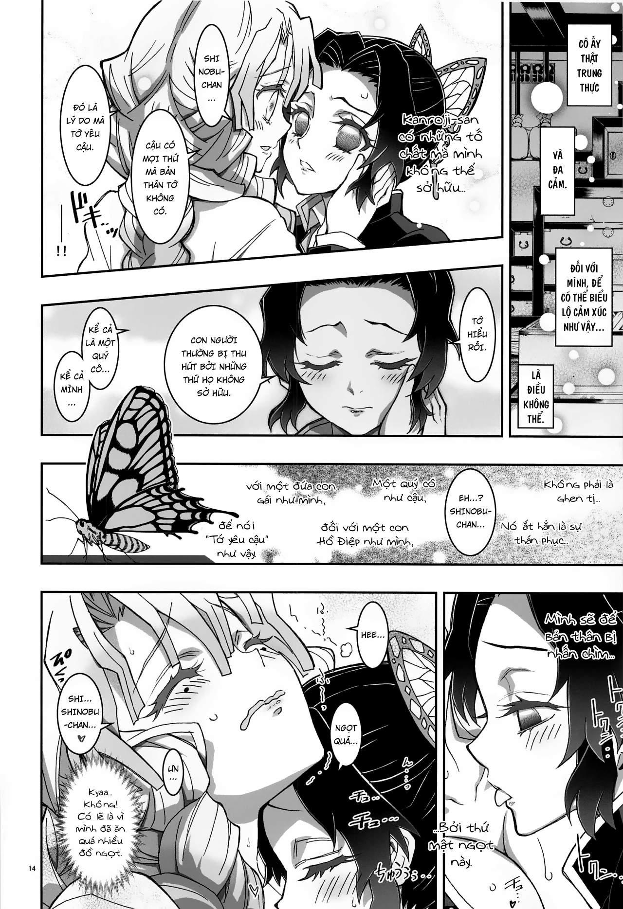 Đọc truyện hentai Tình yêu và Hồ Điệp - Oneshot