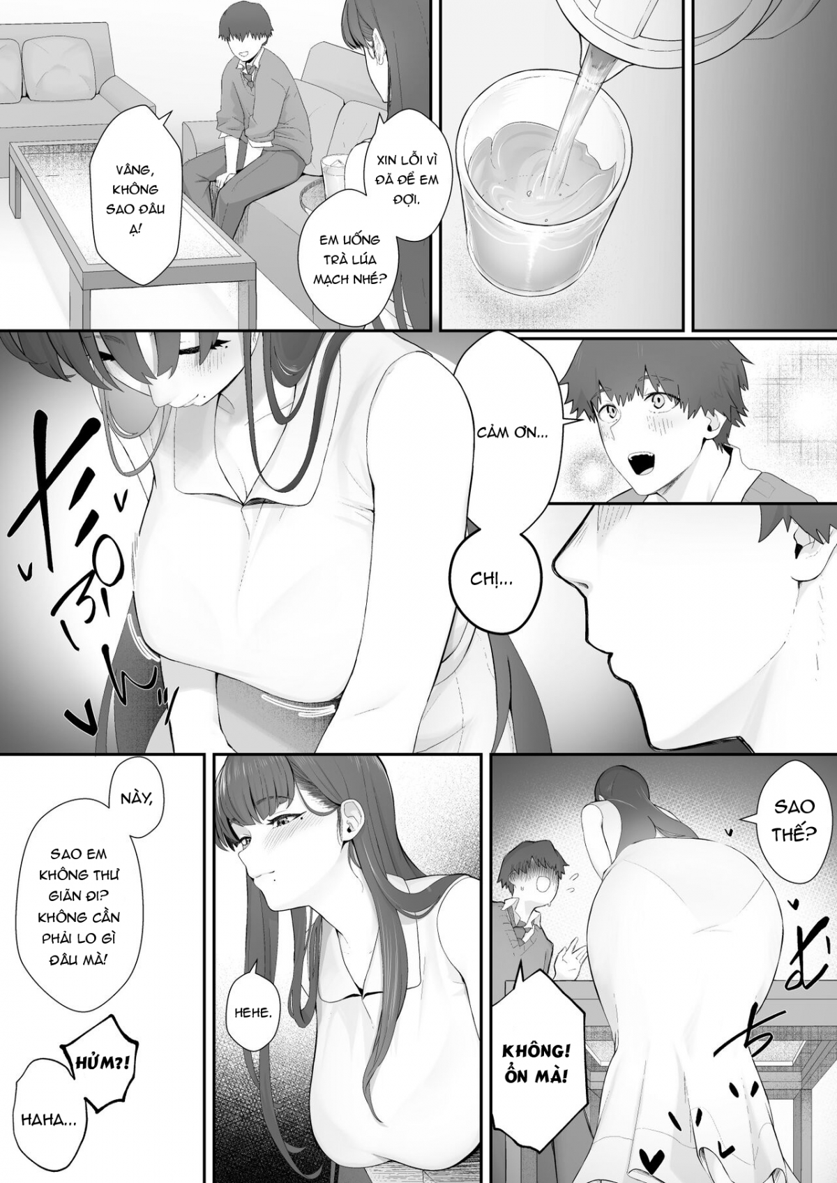 Đọc truyện hentai Kanojo no Onee-san ni Otosareru - Oneshot
