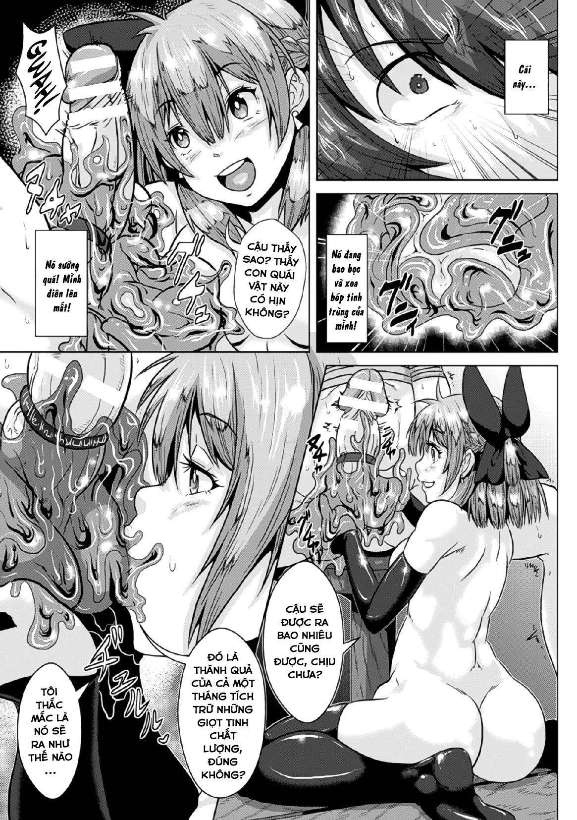 Đọc truyện hentai Binding Balls with Alchemy!? Squeezing Ripe Raw Material Difficulty Level A - Oneshot