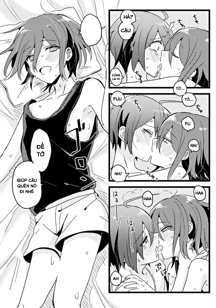 Đọc truyện hentai Shiroi Suisou to Akai Kingyo - Oneshot