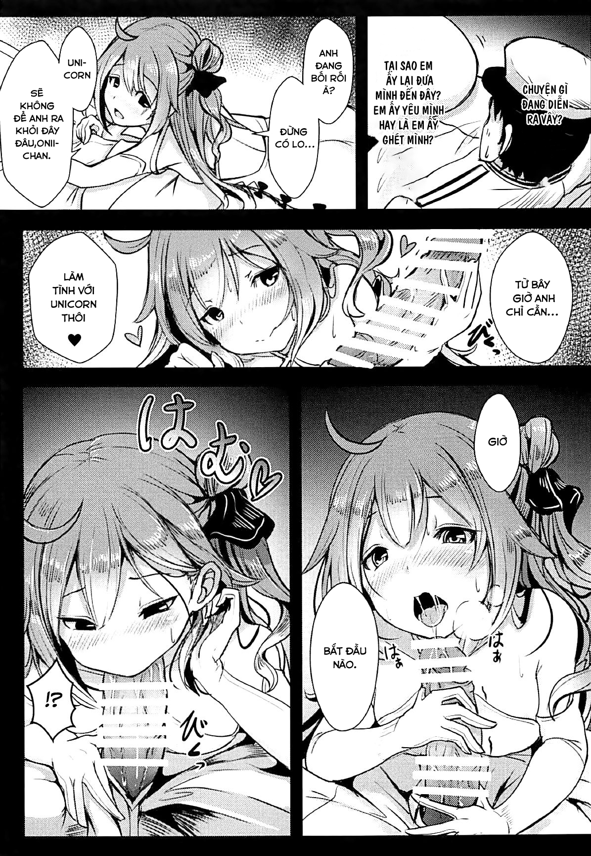Đọc truyện hentai Together with Unicorn (Azur Lane) - Oneshot