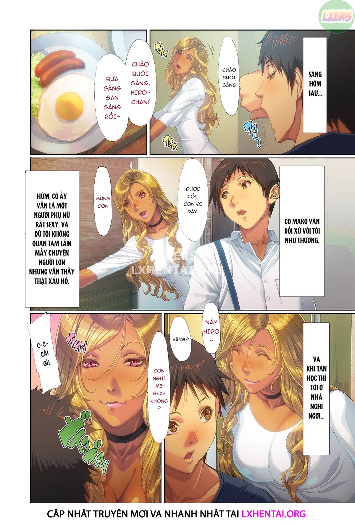 Đọc truyện hentai Mẹ Gyaru xuất hiện ở nhà tôi!! - Chap 1