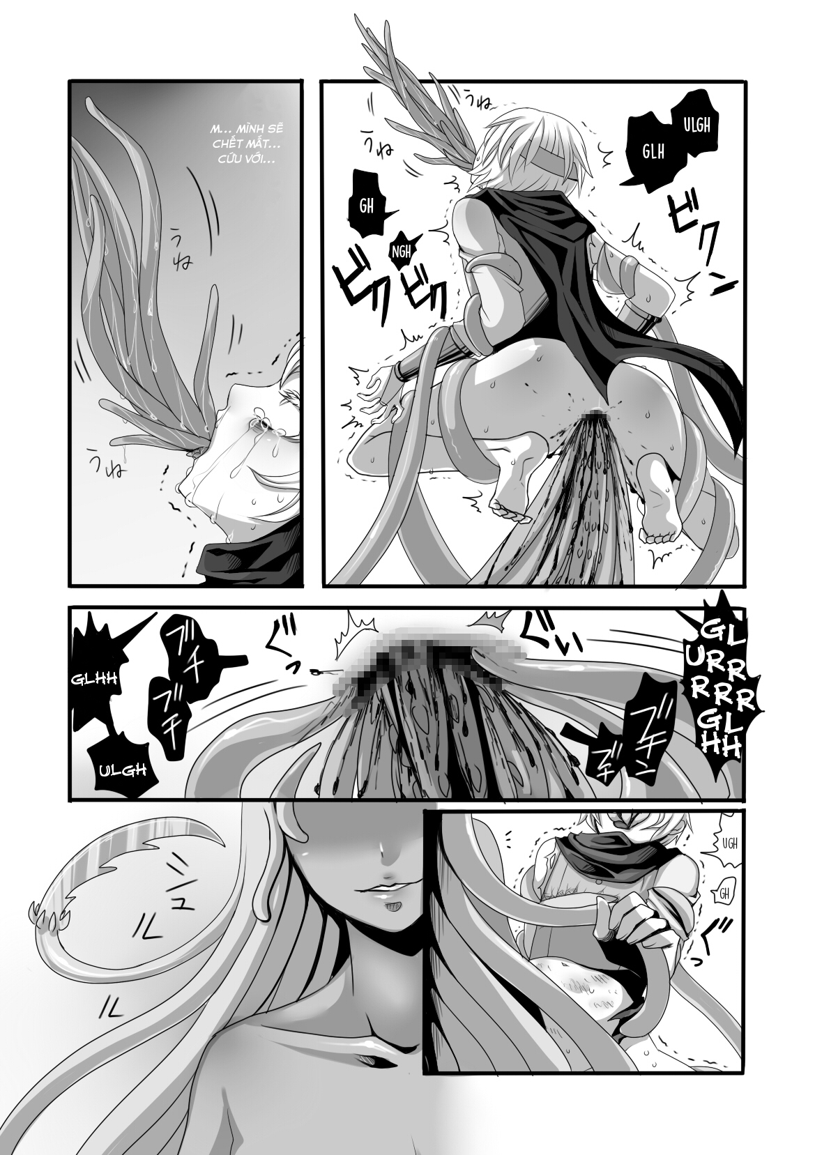 Đọc truyện hentai Quái vật, anh hùng và pháp sư - Oneshot