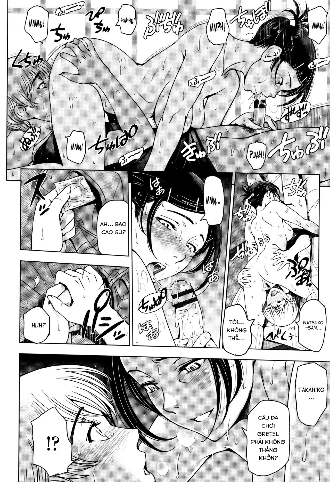 Đọc truyện hentai Natsu-jiru ~Ase ni Mamirete Gucchagucha - Chap 6