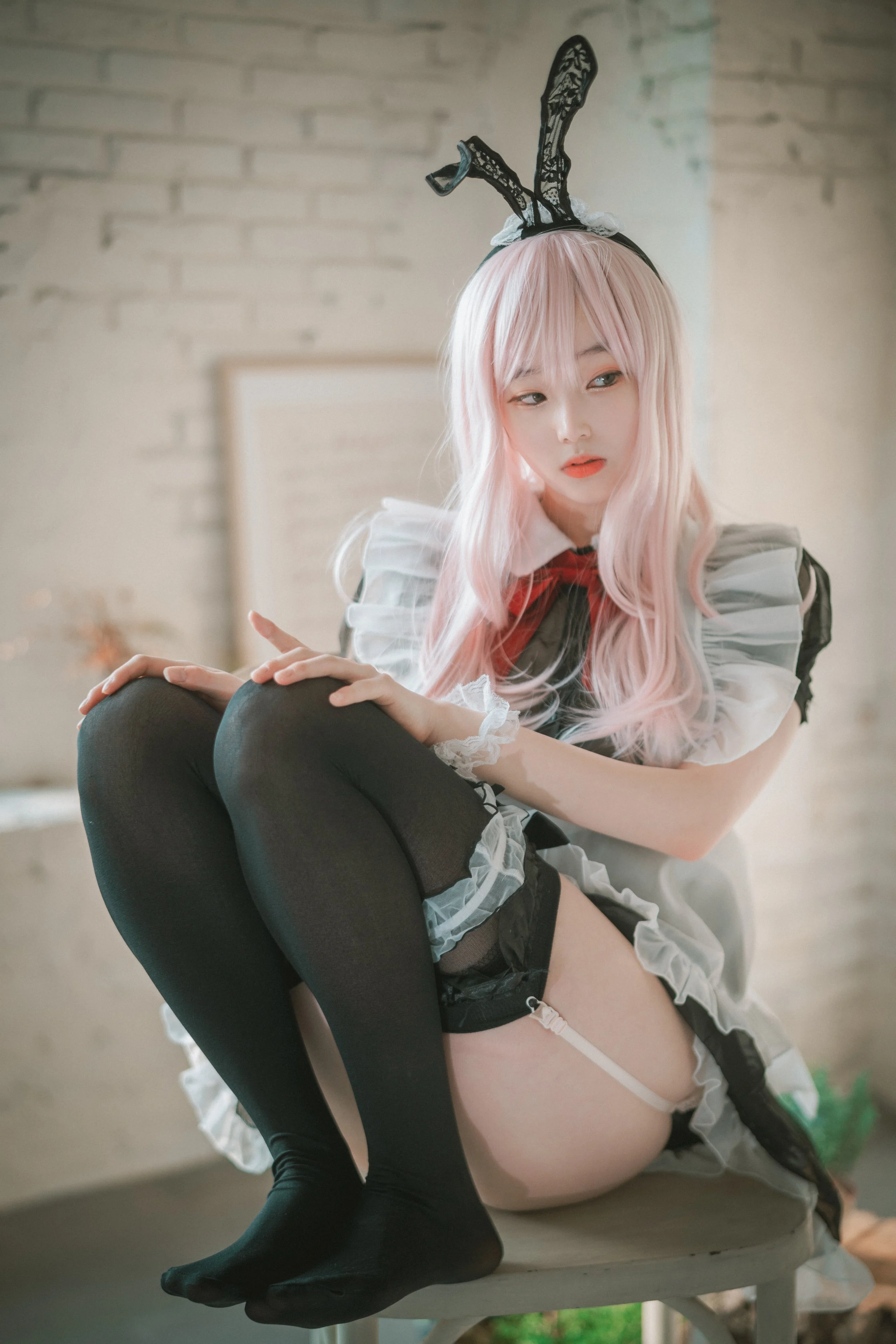 Đọc truyện hentai Tuyển tập Albums siêu phẩm Cosplay - Chap 768 - [DJAWA] Bambi - Sheer Bunny Maid