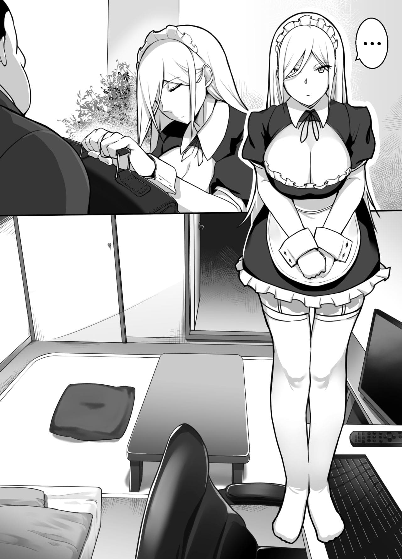 Đọc truyện hentai Nàng Hầu Gái Không Bao Giờ Nói - Chap 1