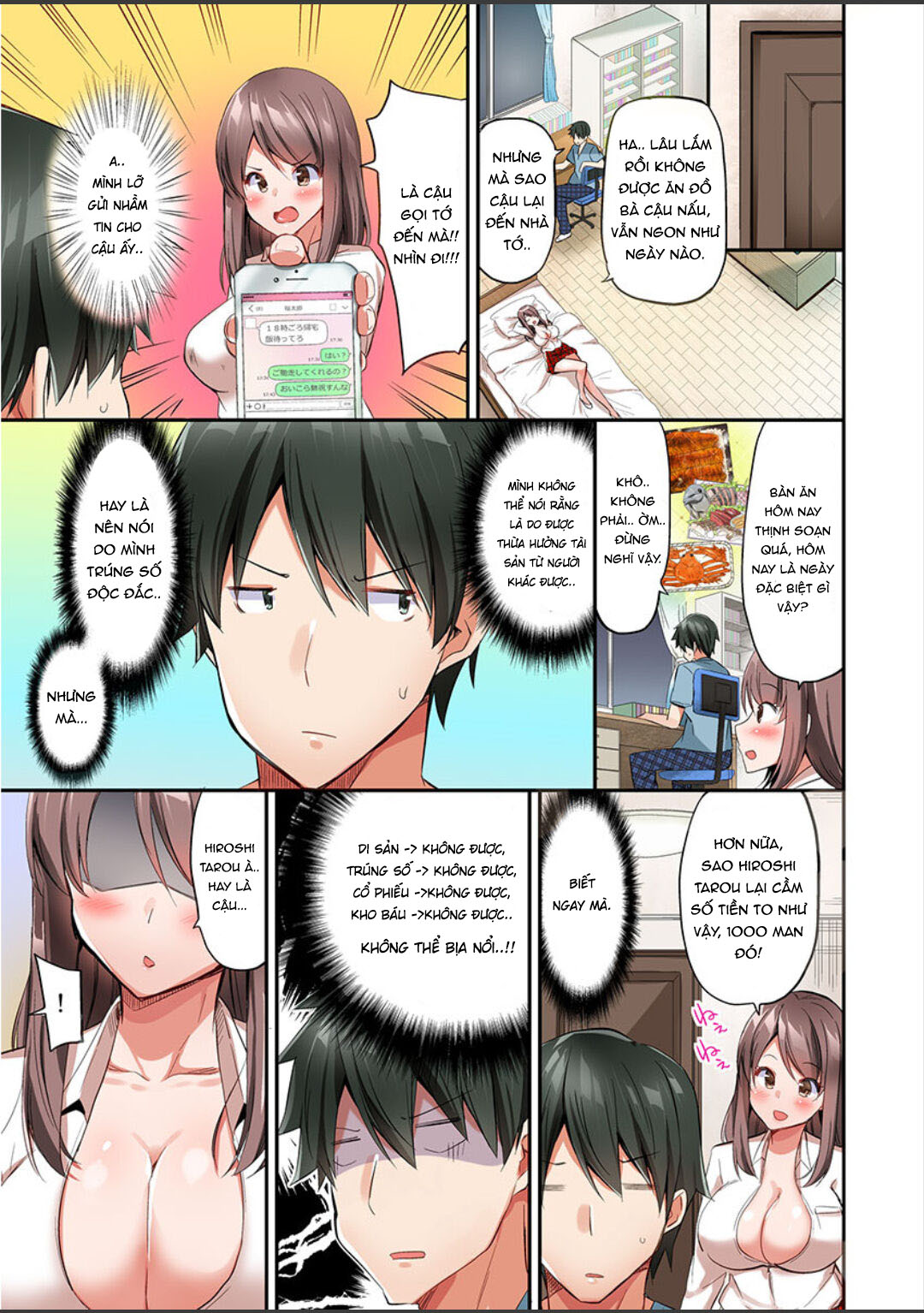 Đọc truyện hentai Câu chuyện dùng 1000man để chạm vào ngực! - Chap 4: Chơi đi không phải nghĩ