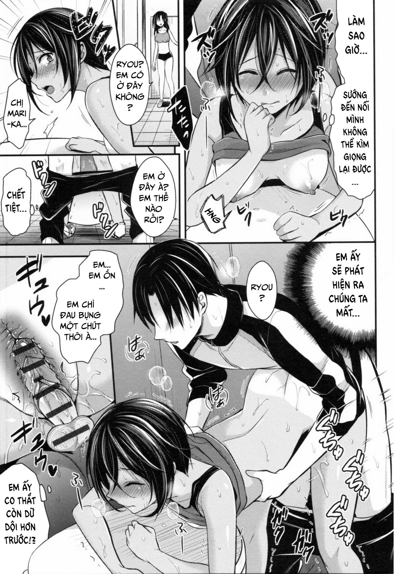 Đọc truyện hentai Joshi Rikujoubu Harem Training - Chap 3