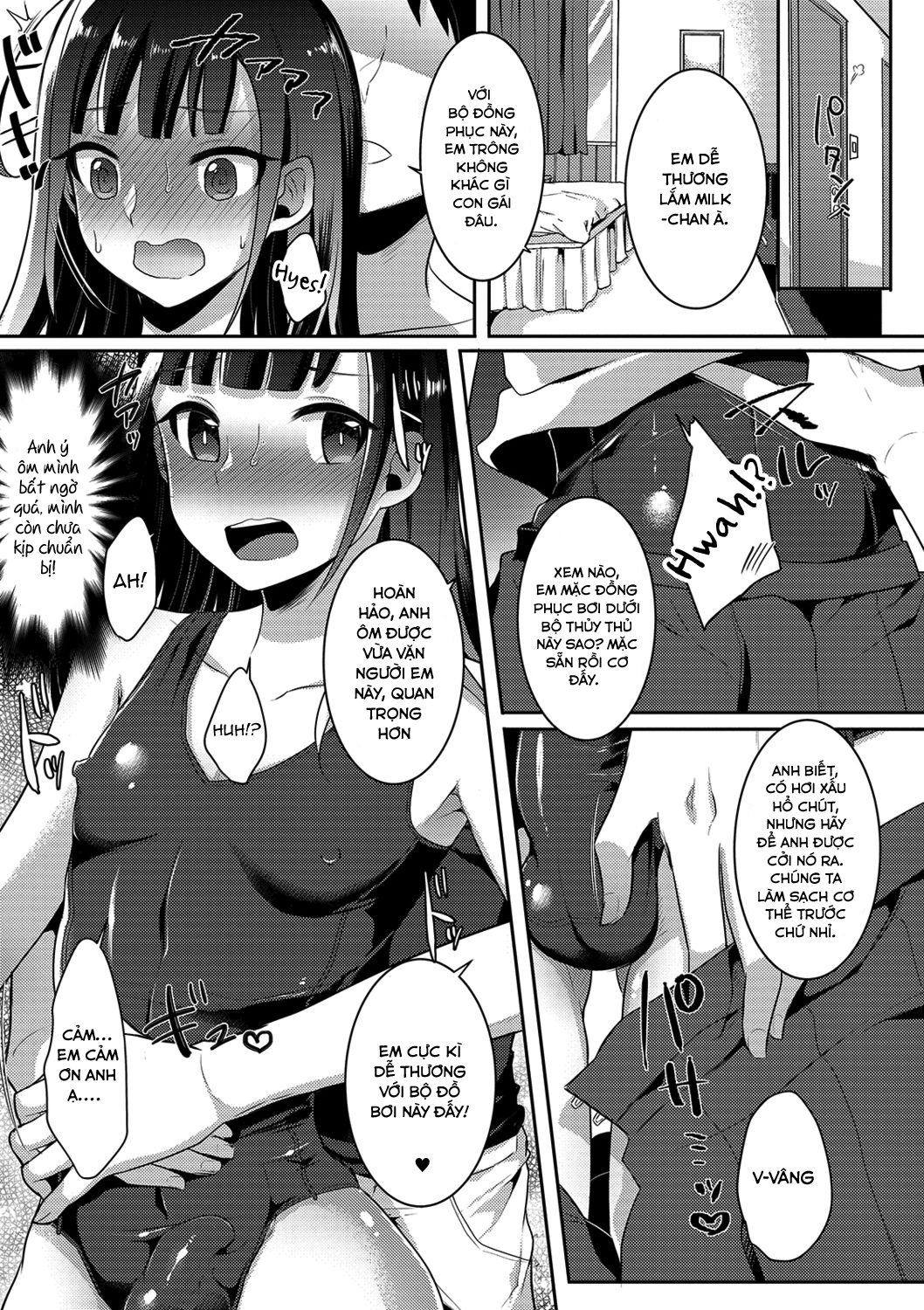 Đọc truyện hentai Otokonoko OnaCluTen de Doki Doki Hatsu Shukkin - Oneshot