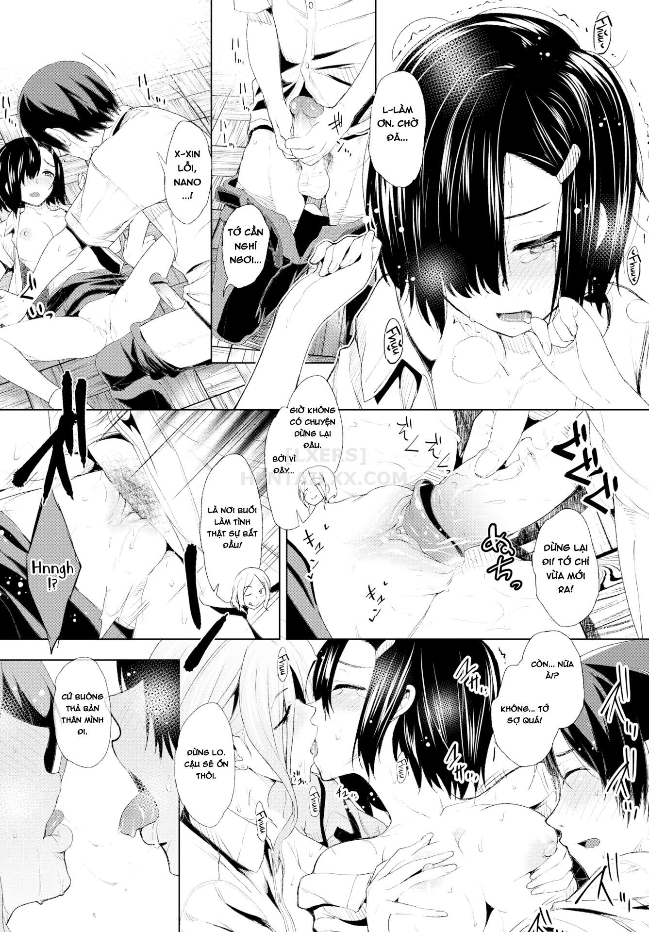 Đọc truyện hentai Temptation Triangle - Oneshot