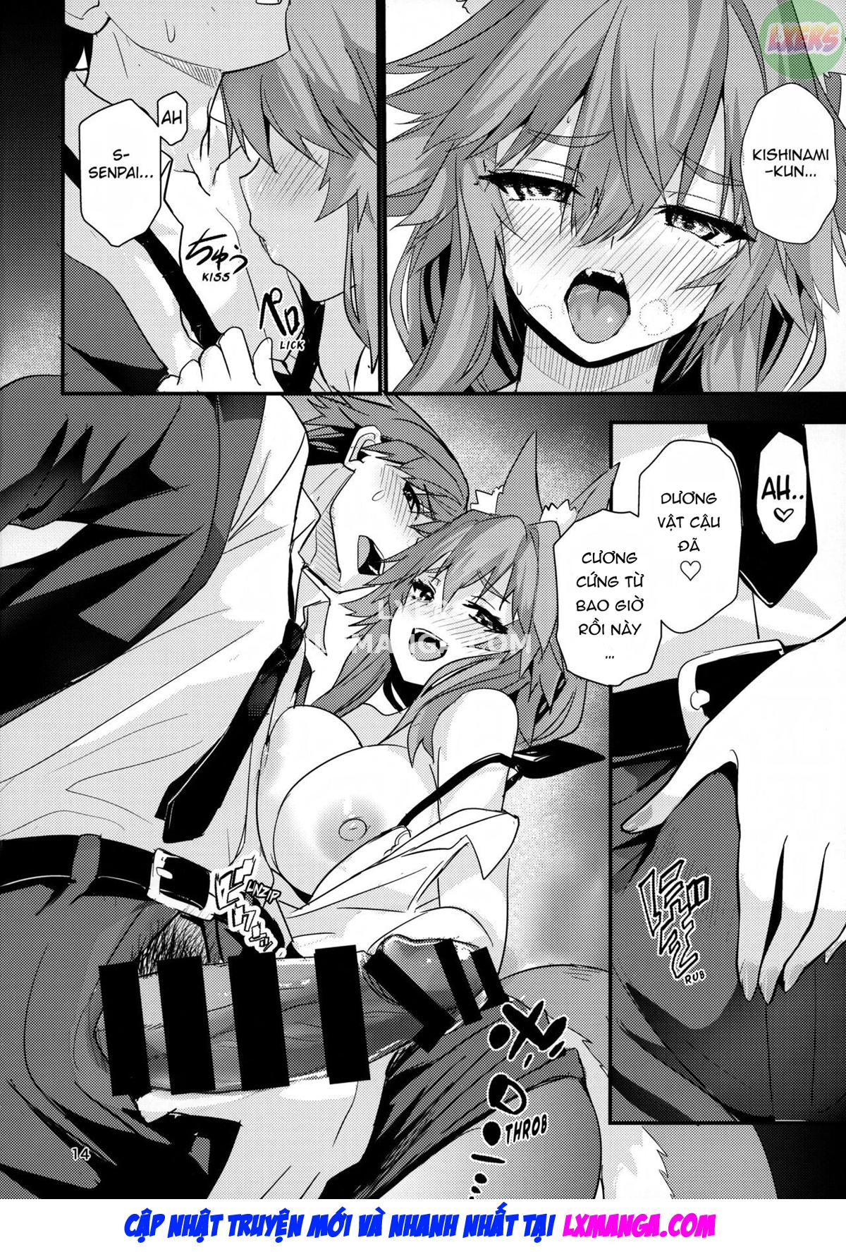 Đọc truyện hentai Nhân viên văn phòng Senpai Tamamo - Oneshot