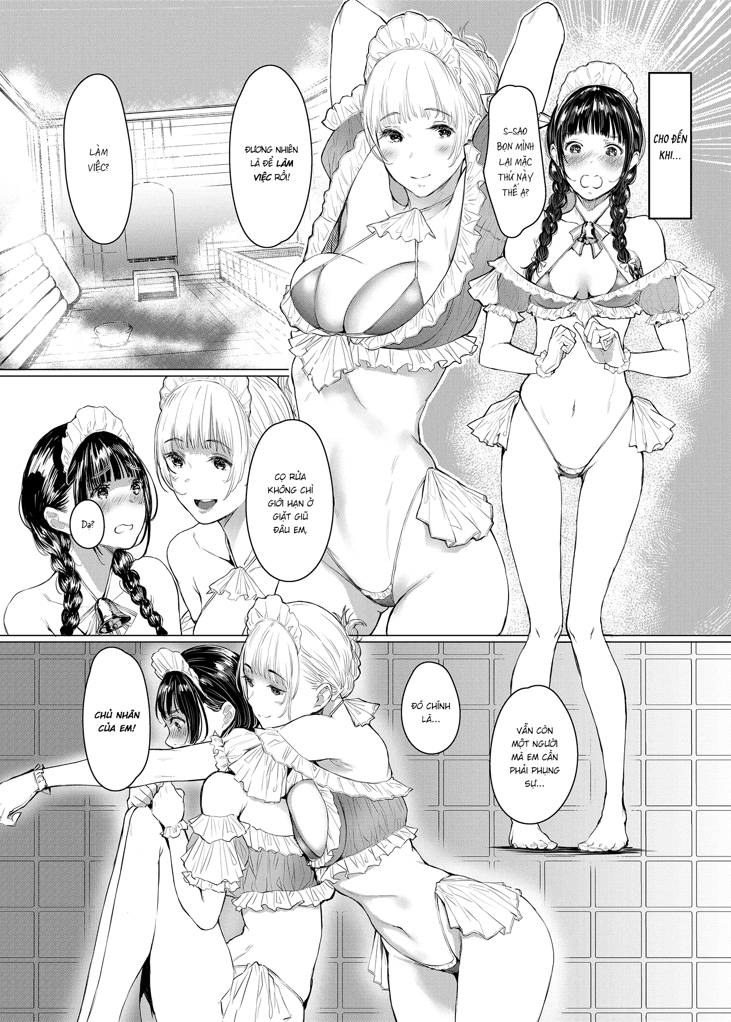 Đọc truyện hentai Học viện thiên nga hầu gái - Oneshot