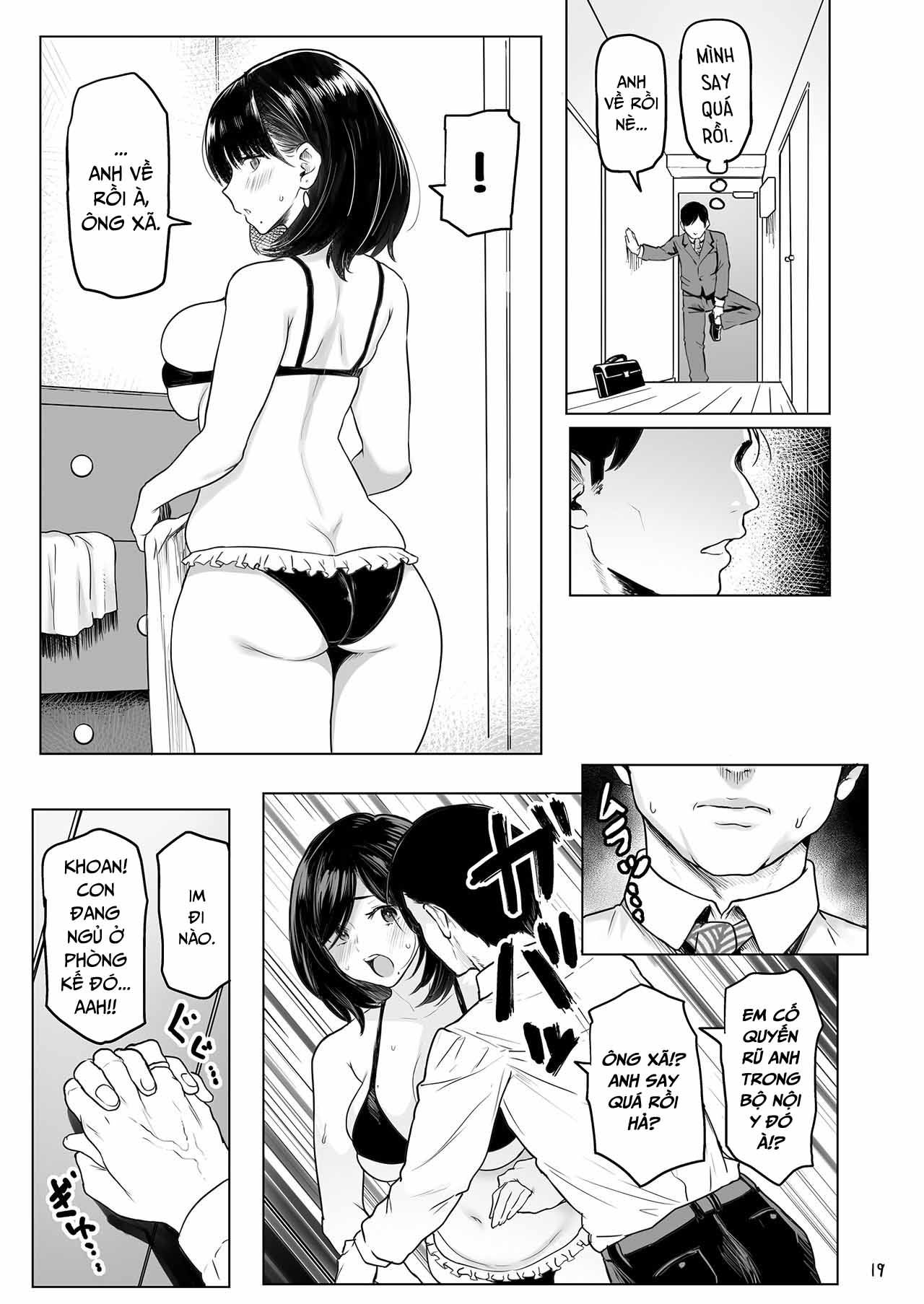 Đọc truyện hentai Hitozuma Haramu - Oneshot
