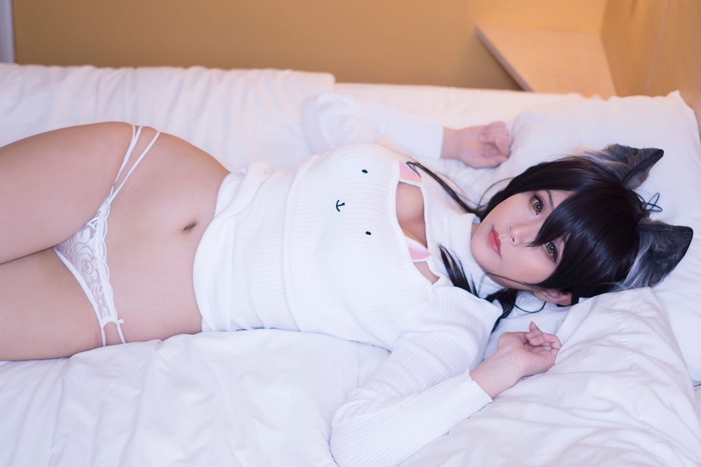 Đọc truyện hentai Tuyển tập Albums siêu phẩm Cosplay - Chap 388 - Hana Bunny – Casual Atago