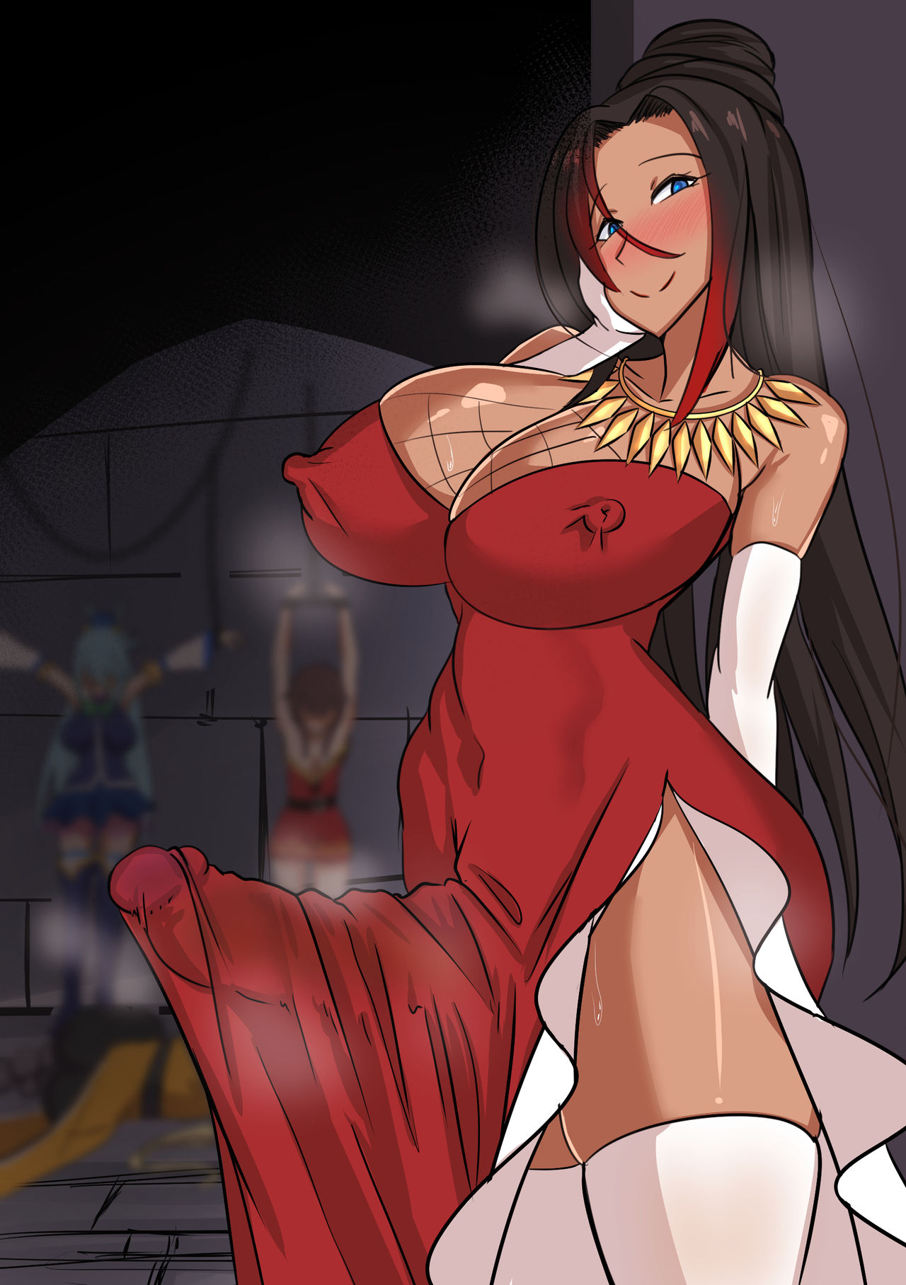 Đọc truyện hentai Sự trả thù vì dám lén phén với anh yêu kazuma - Oneshot