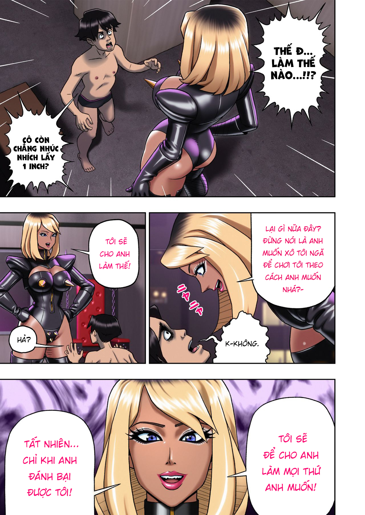 Đọc truyện hentai Black Gyaru Bondage - Oneshot
