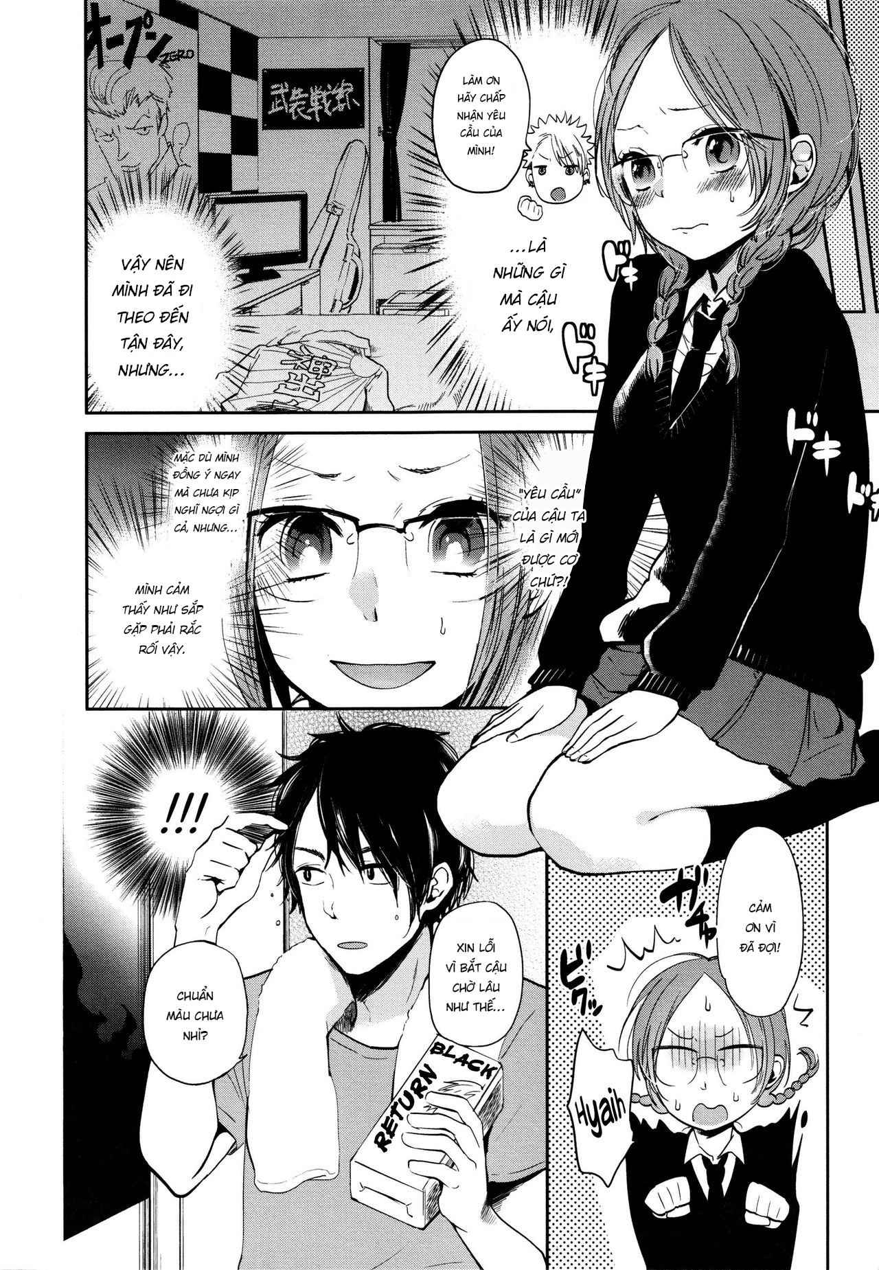 Đọc truyện hentai Muốn thêm 1 lần nữa chứ? - Chap 2: Tình yêu với cô nàng 4 mắt