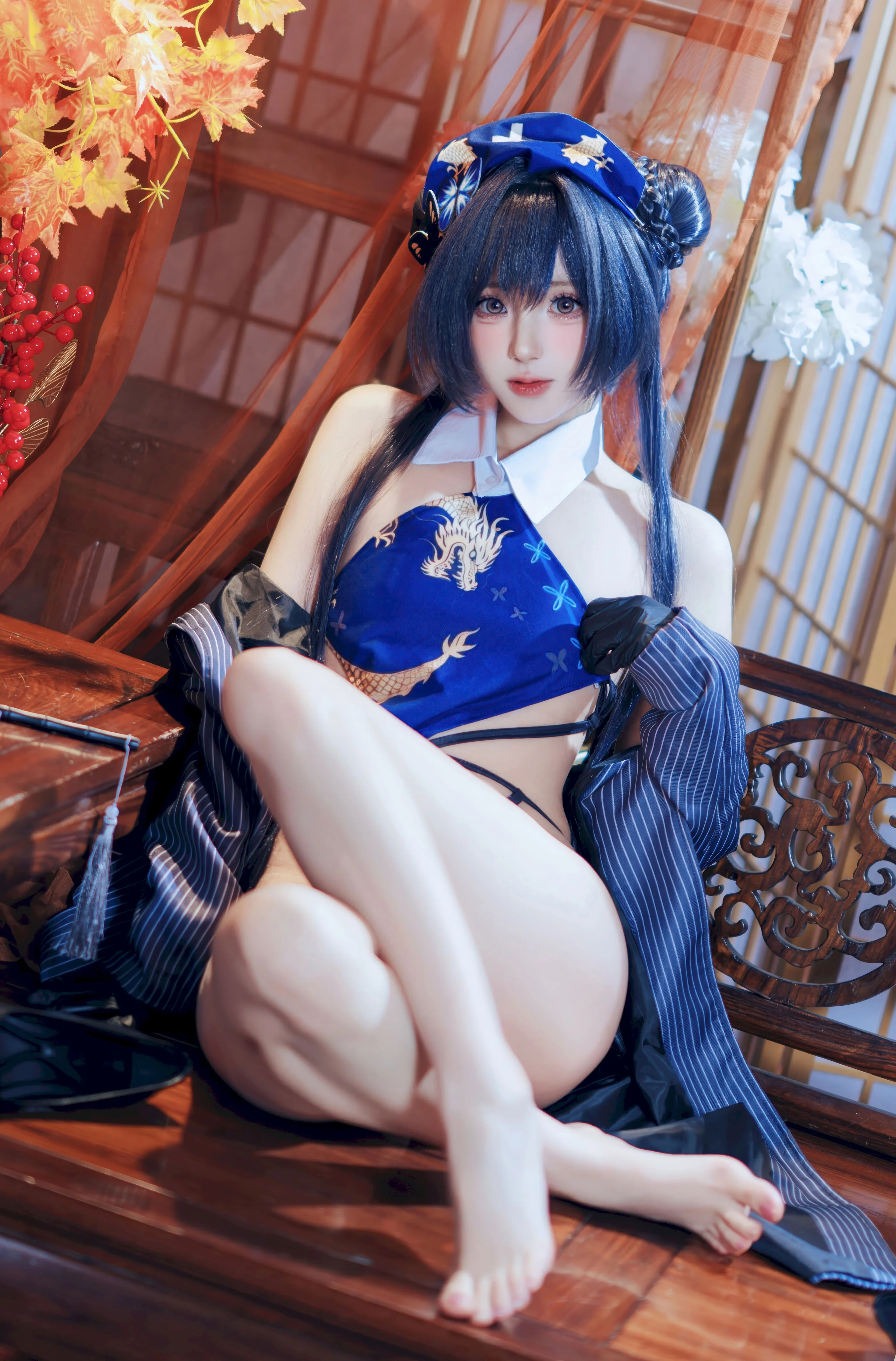 Đọc truyện hentai Tuyển tập Albums siêu phẩm Cosplay - Chap 1410 - Saionji Minamika, Azure Archives, Hime Saki