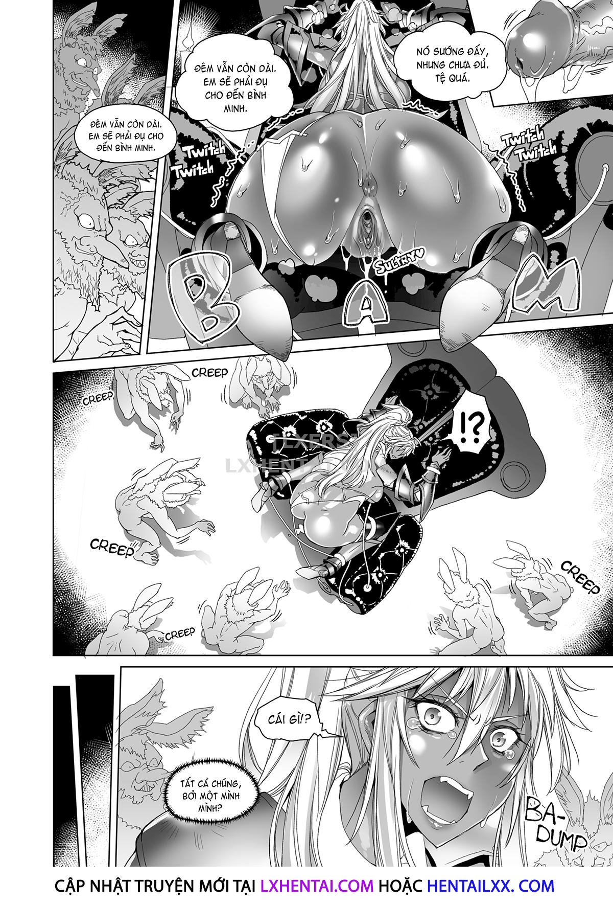 Đọc truyện hentai Shironezumi no Kamen to Toraware no Hime - Oneshot