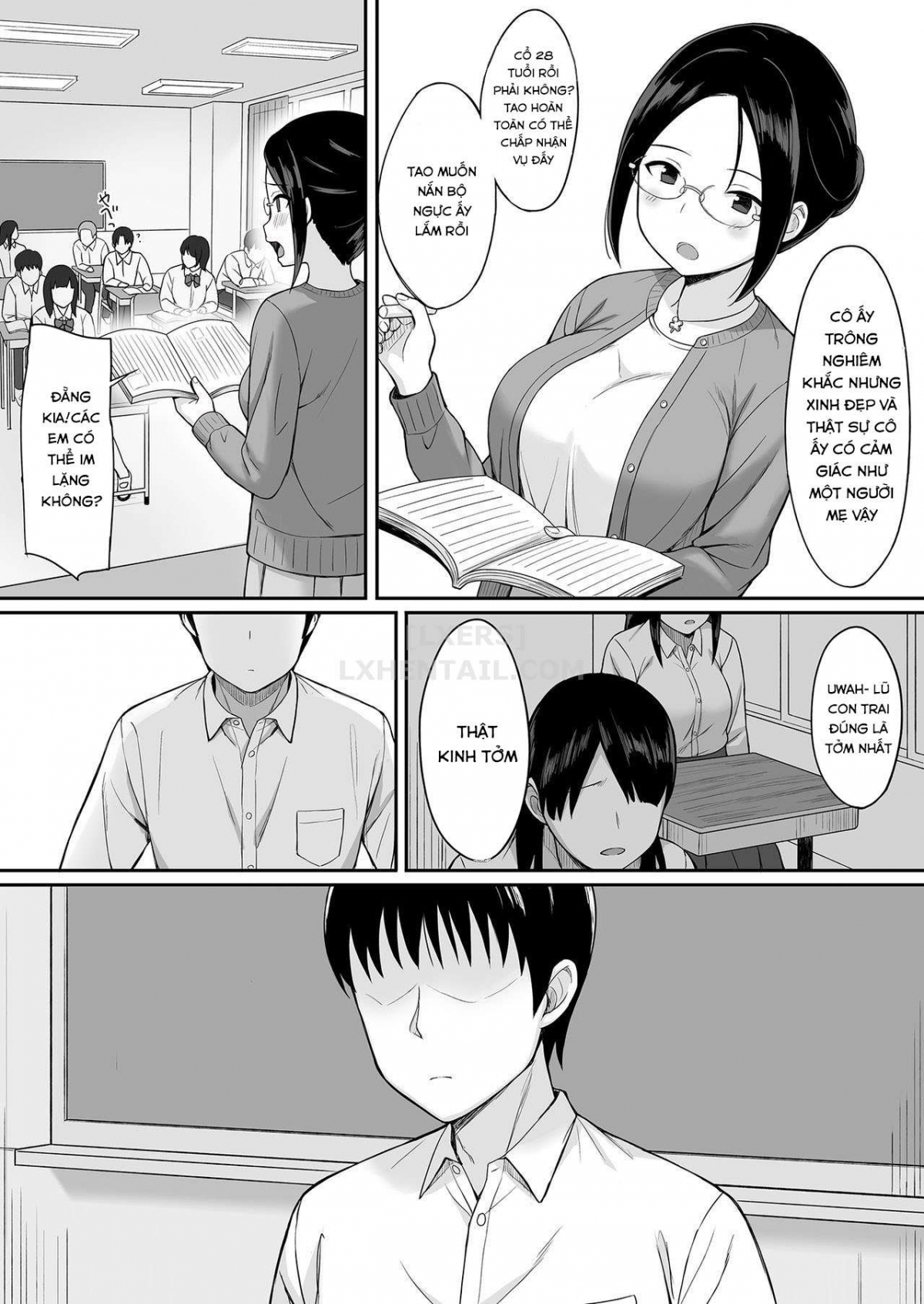 Đọc truyện hentai Fukujuu No Noroi De Classmate O Onaho-Ka Suru Hanashi - Chap 3 ~Josei Kyoushi Satoi Maho Hen~