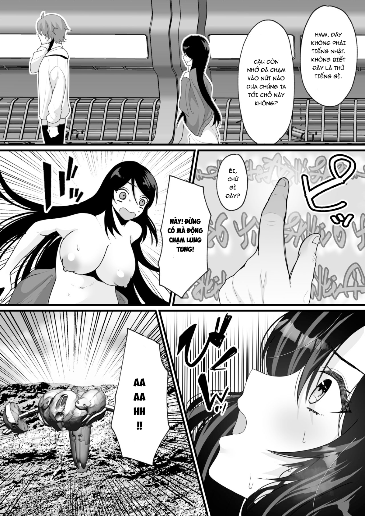 Đọc truyện hentai Lên Nhầm Tàu Adam Và Eva - Oneshot