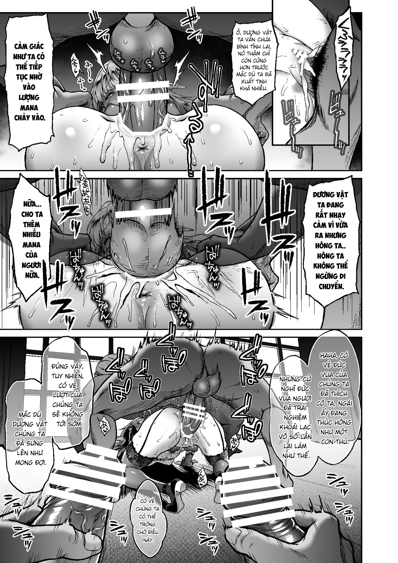 Đọc truyện hentai Nàng Elf bán Hoa dưới ánh hoàng hôn - Chap 6