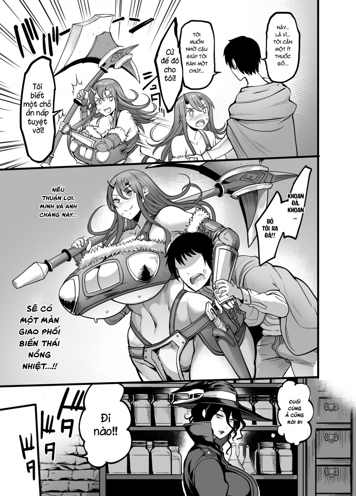 Đọc truyện hentai Chào mừng ngôi làng của nữ chiến binh Succubus - Oneshot.