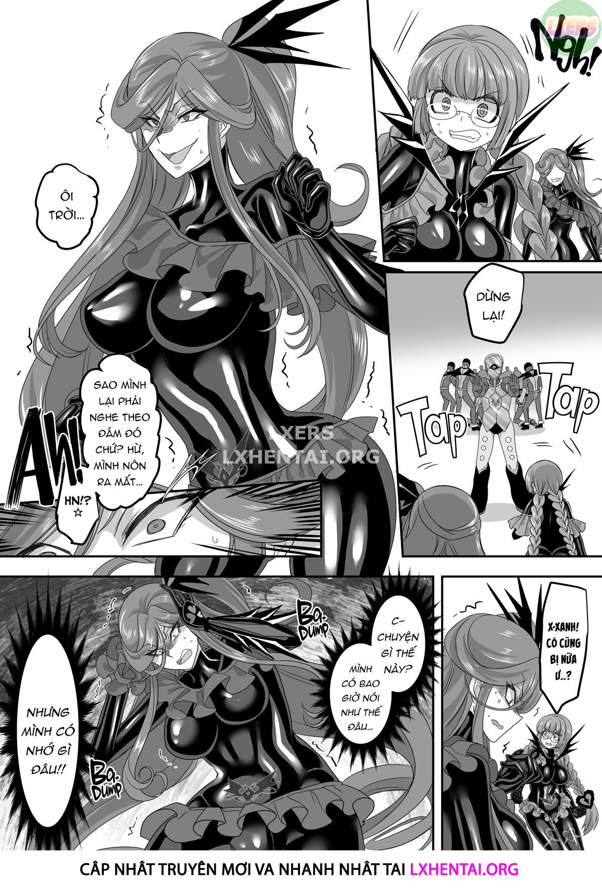 Đọc truyện hentai Saikyou no Seigi no Hero wa Kagami no Naka de wa Saijaku no Kaijin - Oneshot