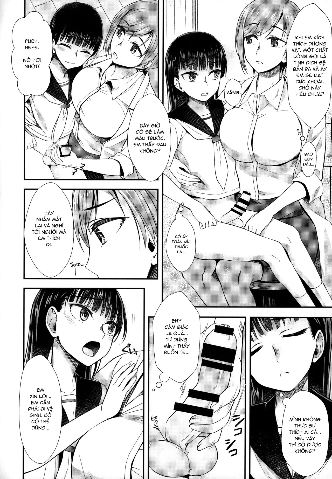 Đọc truyện hentai Hokenshitsu nite Seitsuu Girl - Oneshot