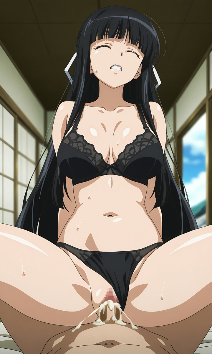 Đọc truyện hentai Tuyển tập Albums Art hentai - Chap 470 - Half-naked sex with Ichiyo-chan in a kimono