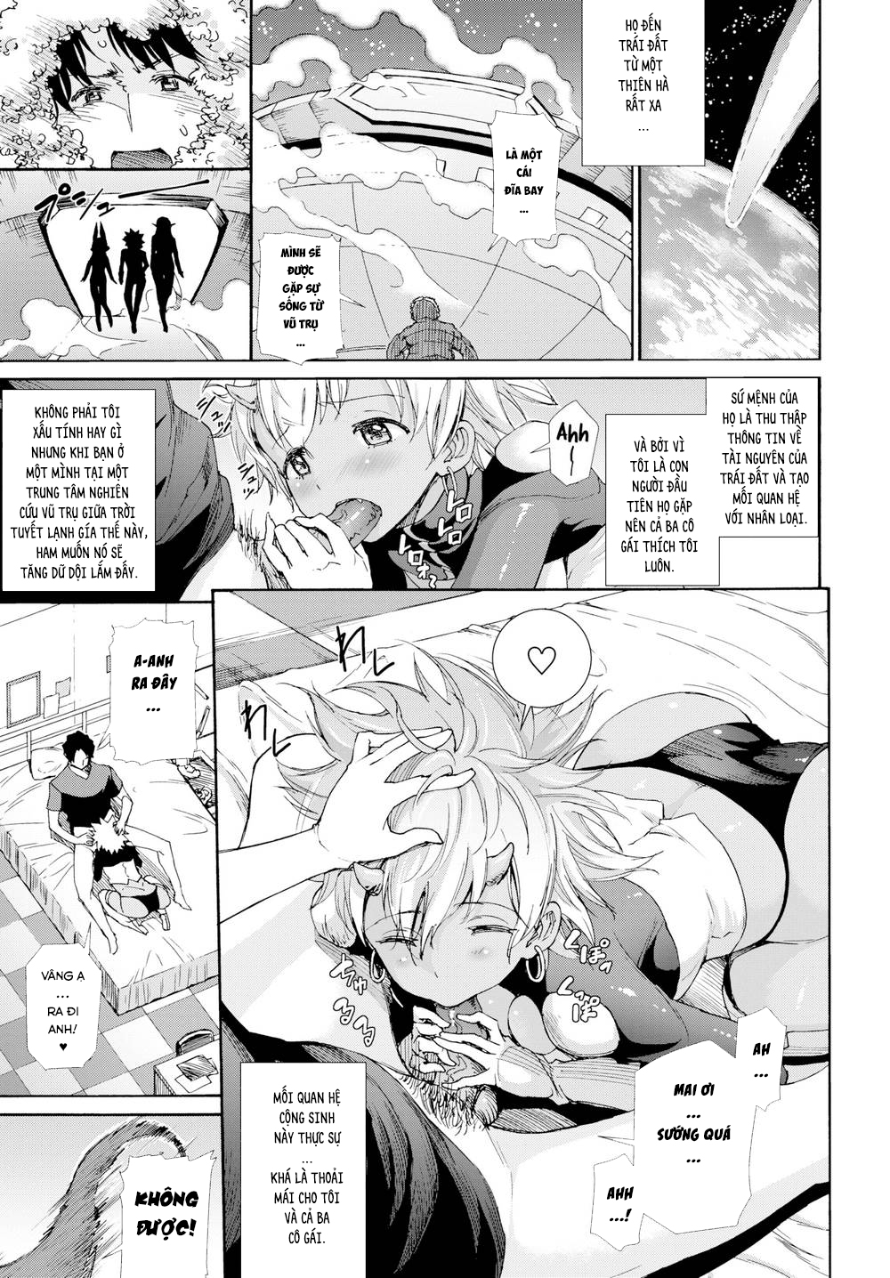 Đọc truyện hentai Chịch Sương Sương 3 Em Người Ngoài Hành Tinh! - Oneshot