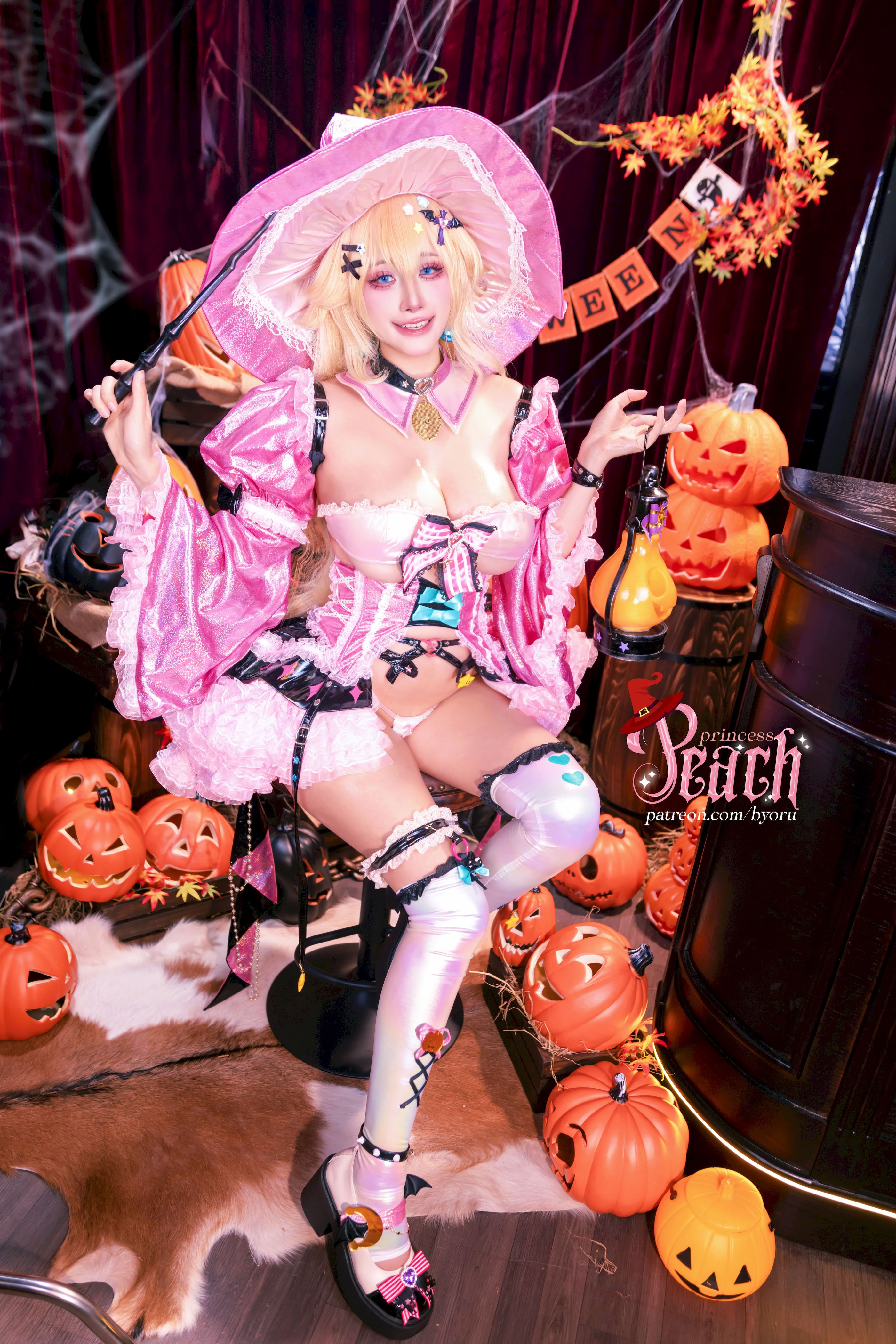 Đọc truyện hentai Tuyển tập Albums siêu phẩm Cosplay - Chap 1257 - Byoru - Peach princess Witch