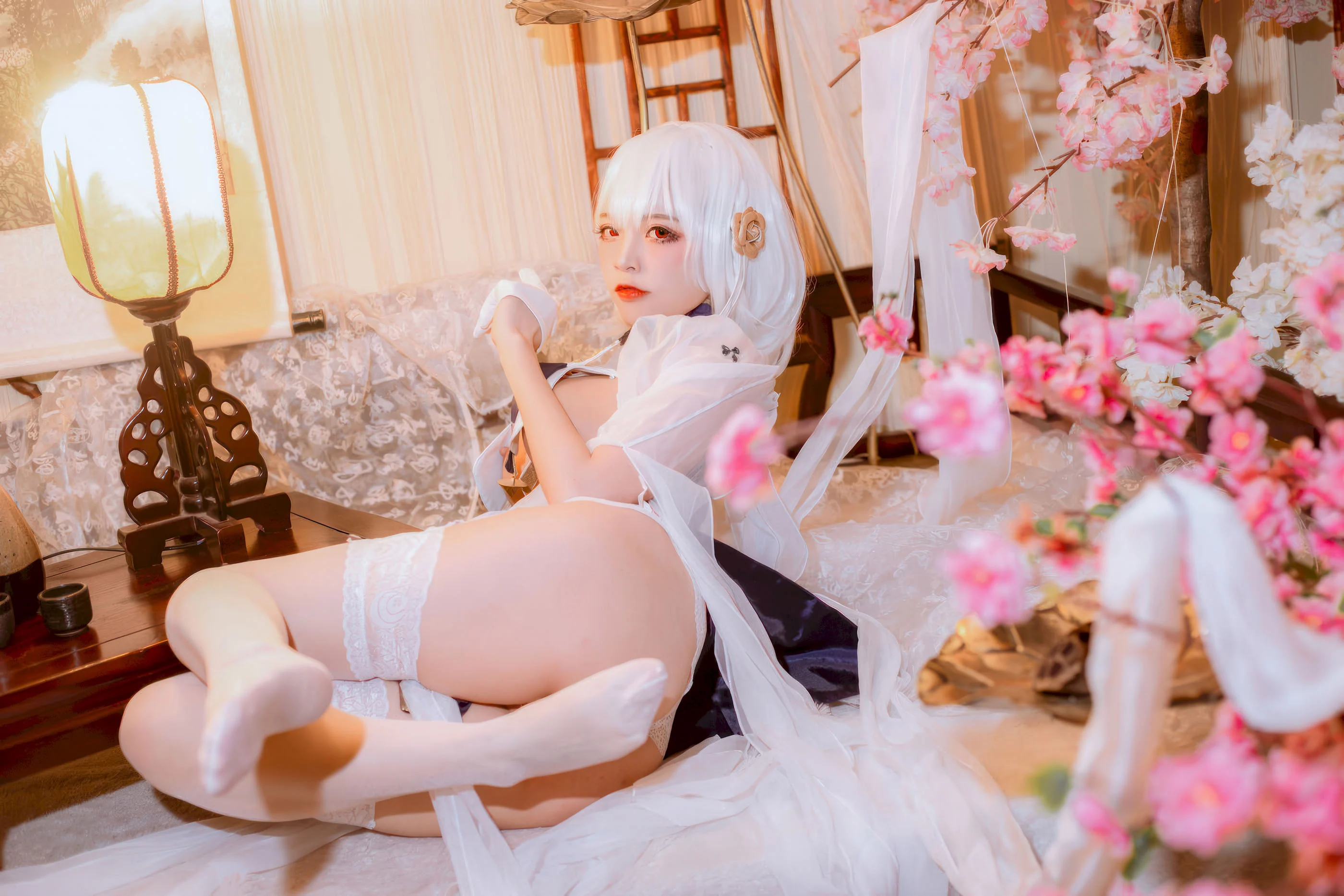Đọc truyện hentai Tuyển tập Albums siêu phẩm Cosplay - Chap 1313 - Second Lieutenant Nisa - Azur Lane Sirius Cheongsam