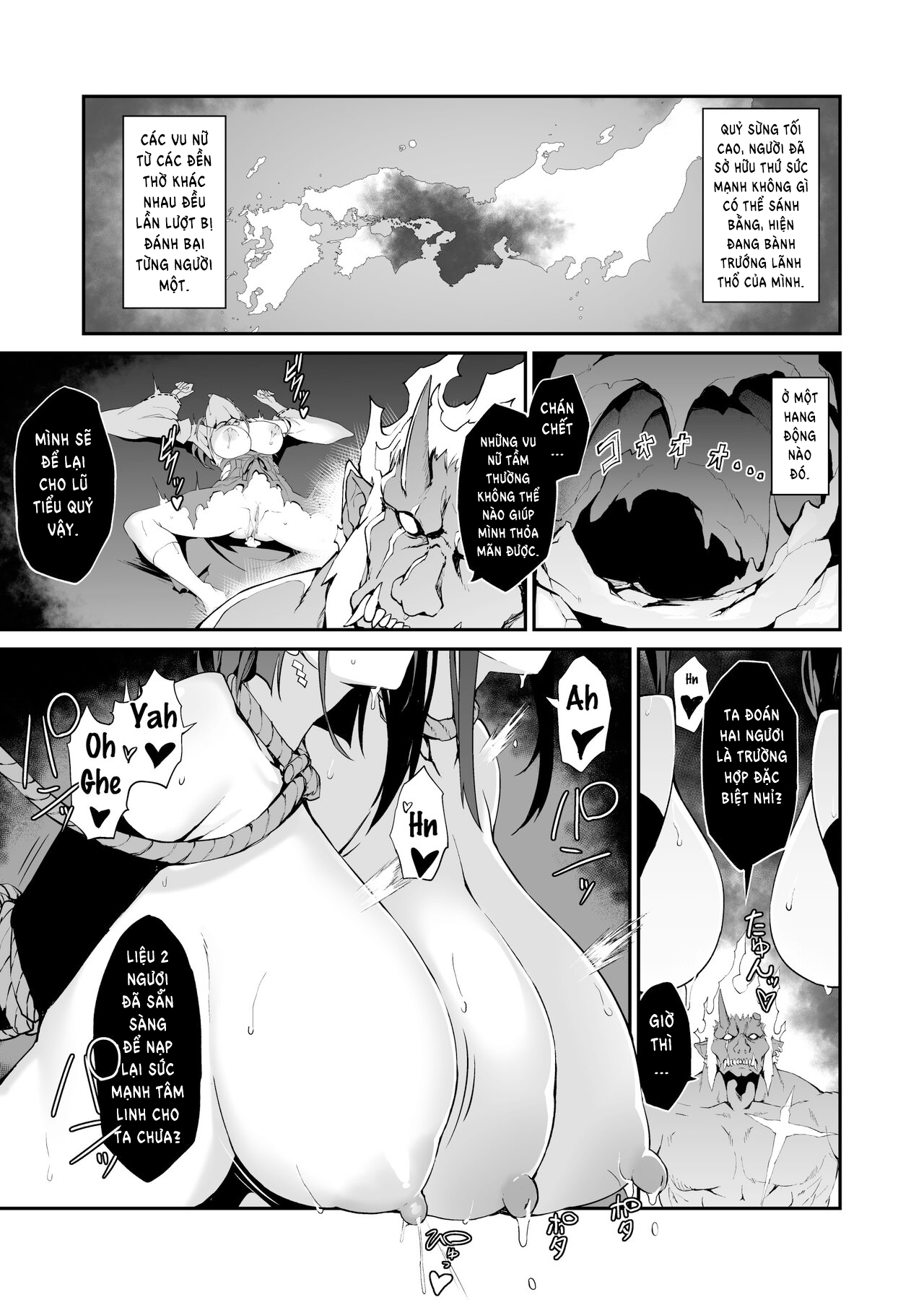 Đọc truyện hentai Sự sa ngã của 2 nàng vu nữ - Oneshot