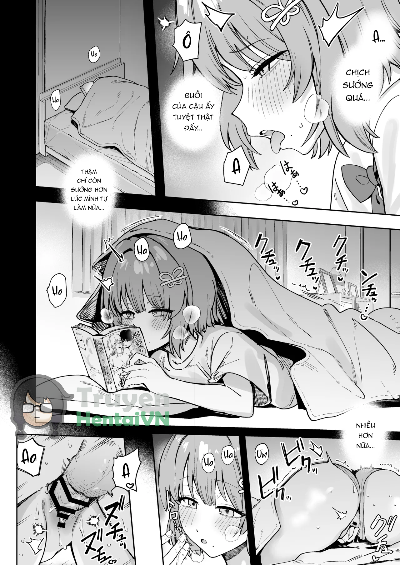 Đọc truyện hentai Class de Kakure Ninki no Hirose-san ga Guigui kuru! - Oneshot