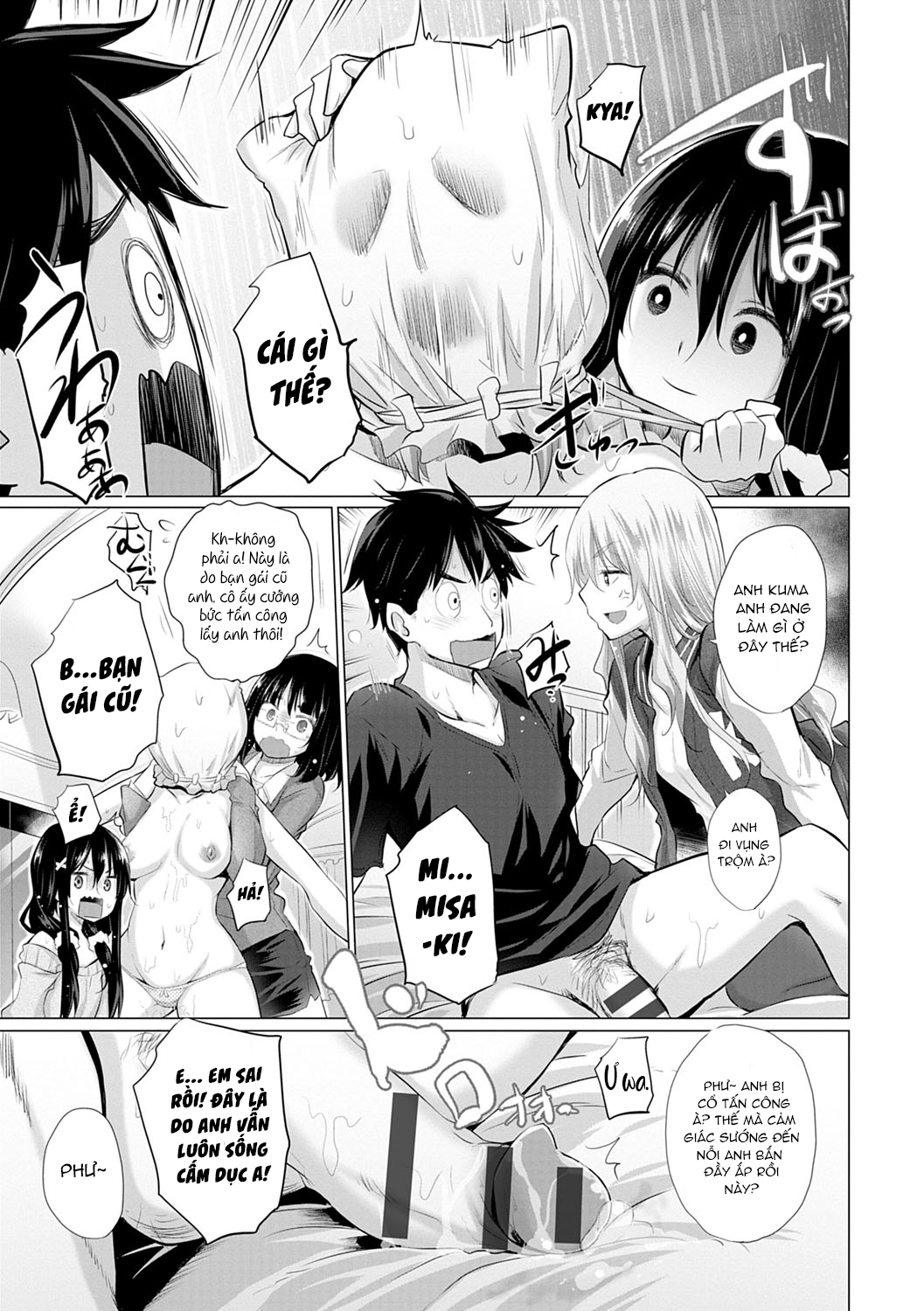 Đọc truyện hentai Trong Phòng Tôi Có Quá Nhiều Các Cô Gái Lạ! - Chap 5: nyc đòi quay lại???