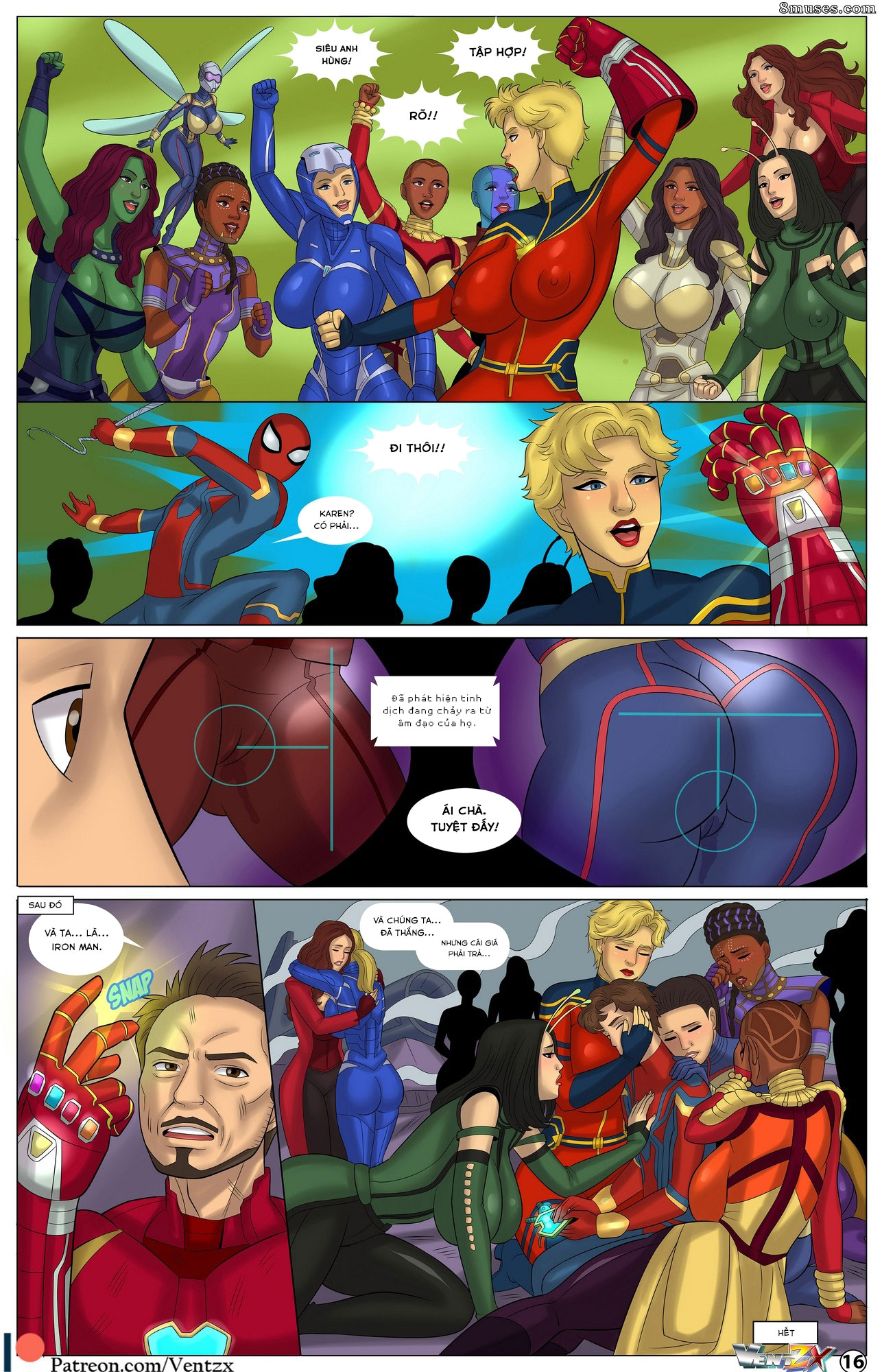 Đọc truyện hentai Giờ nghỉ của các Avengers - Oneshot