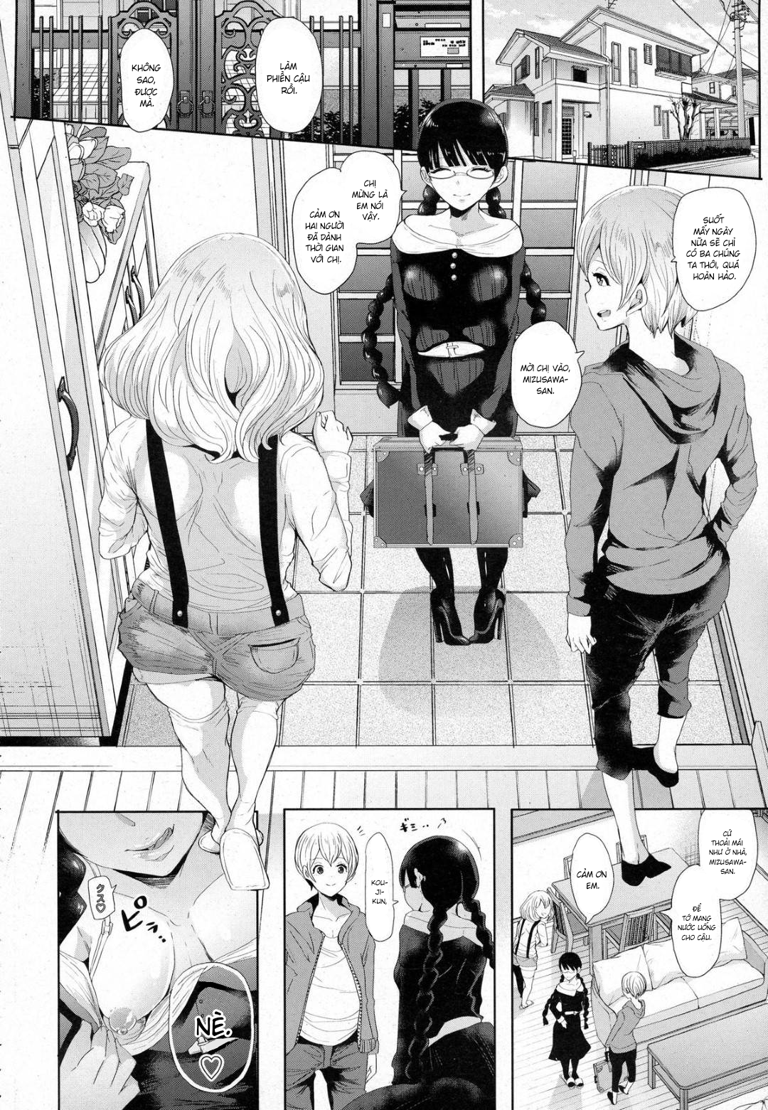 Đọc truyện hentai Thí nghiệm song sinh - Oneshot