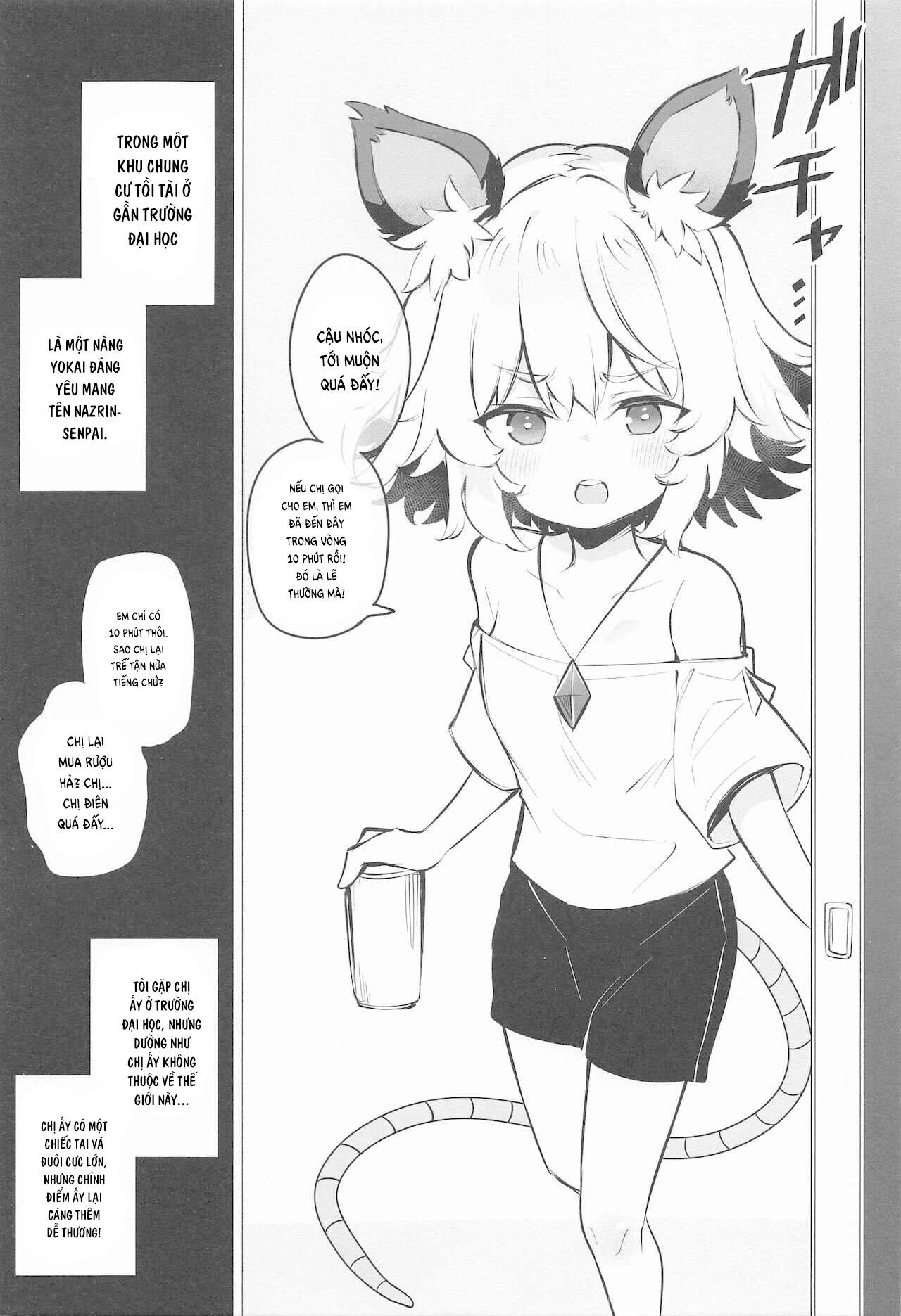 Đọc truyện hentai Kozukuri Jouzu na Nazrin Senpai - Oneshot