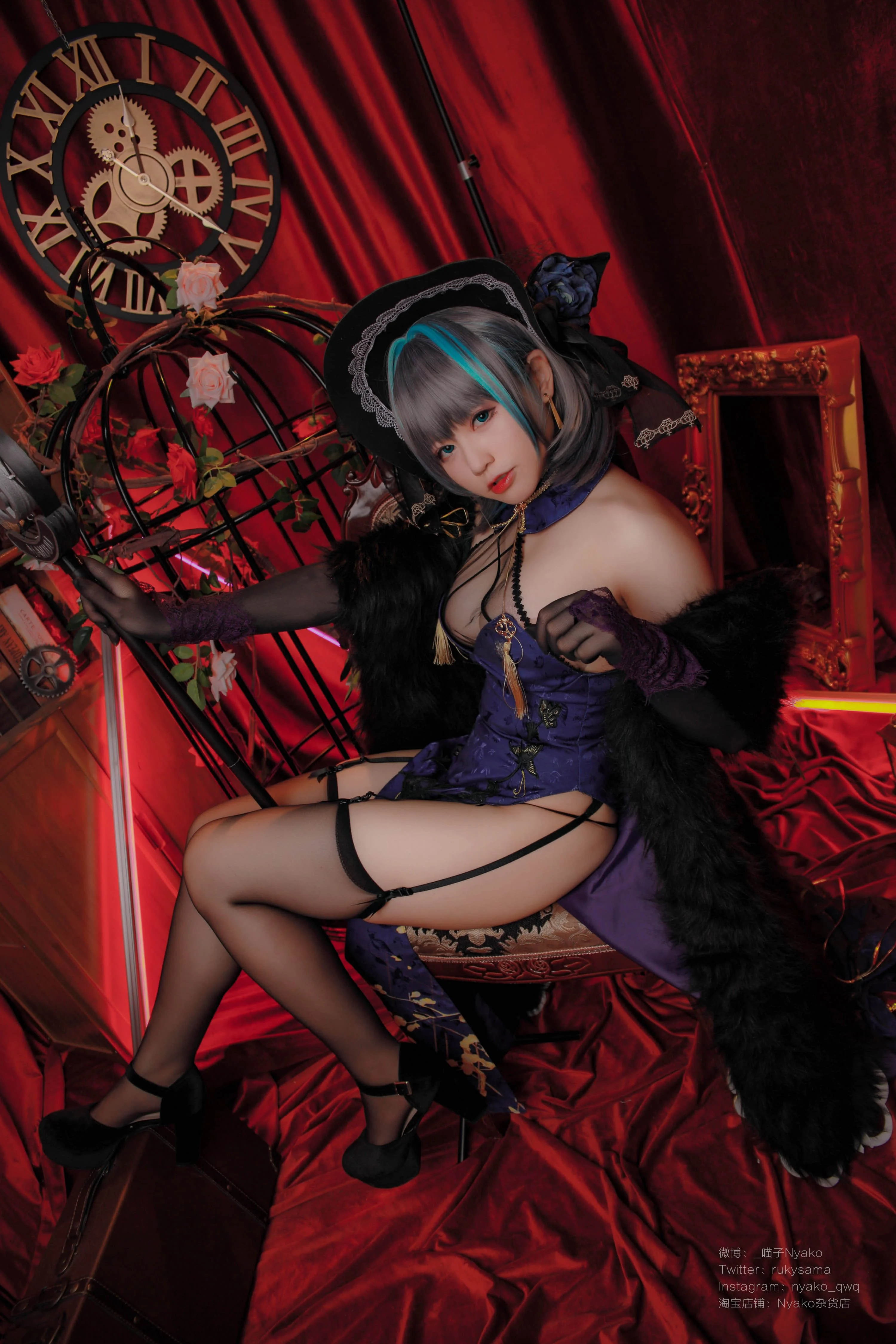 Đọc truyện hentai Tuyển tập Albums siêu phẩm Cosplay - Chap 808 - Nyako - Cheshire Cheongsam